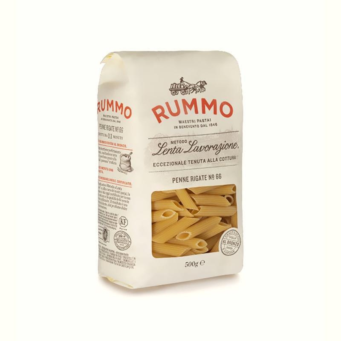 Паста Penne Rigate Nº 66 RUMMO 500 гр