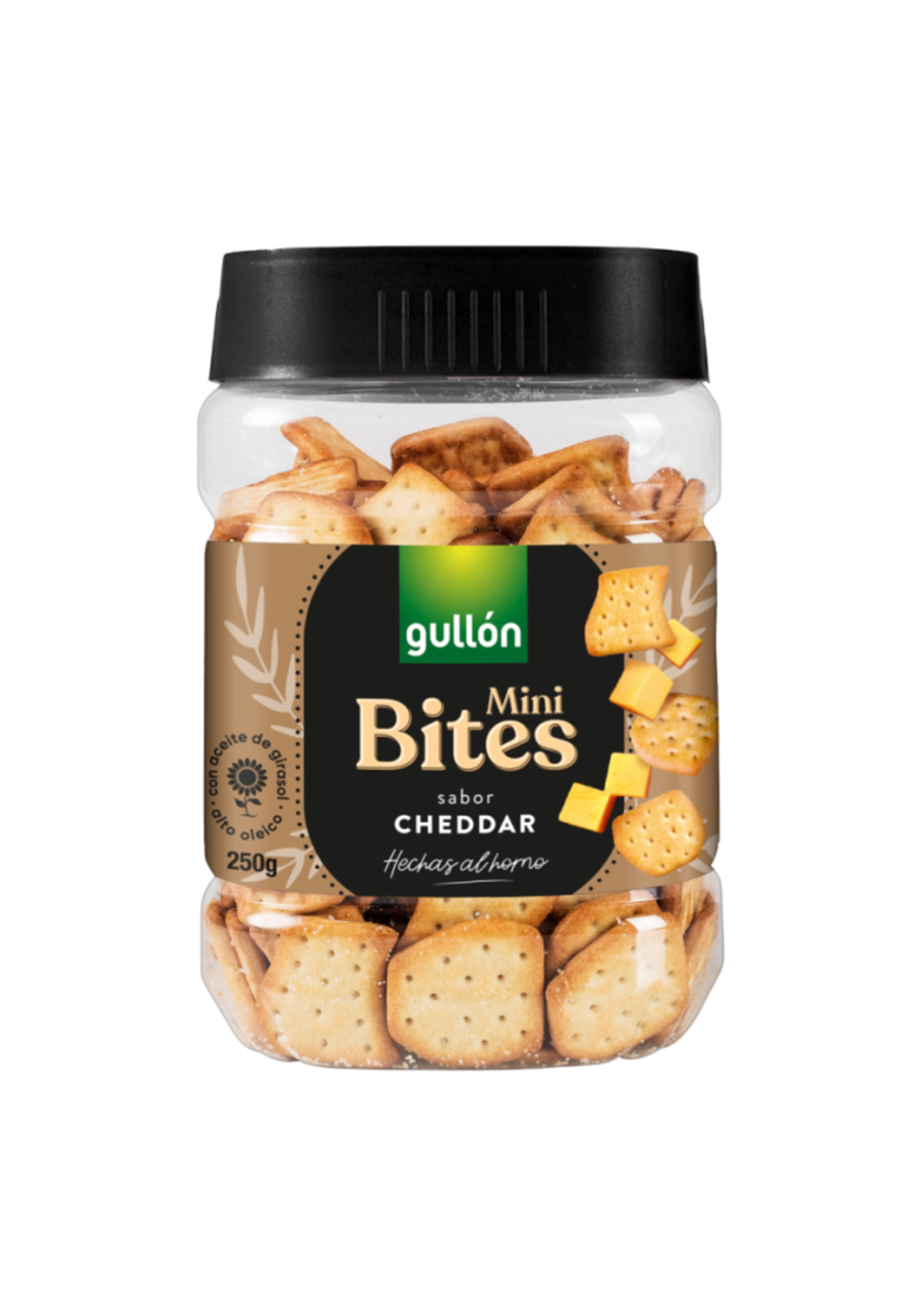 Солени бисквити с чедър Gullon mini bites 250гр.
