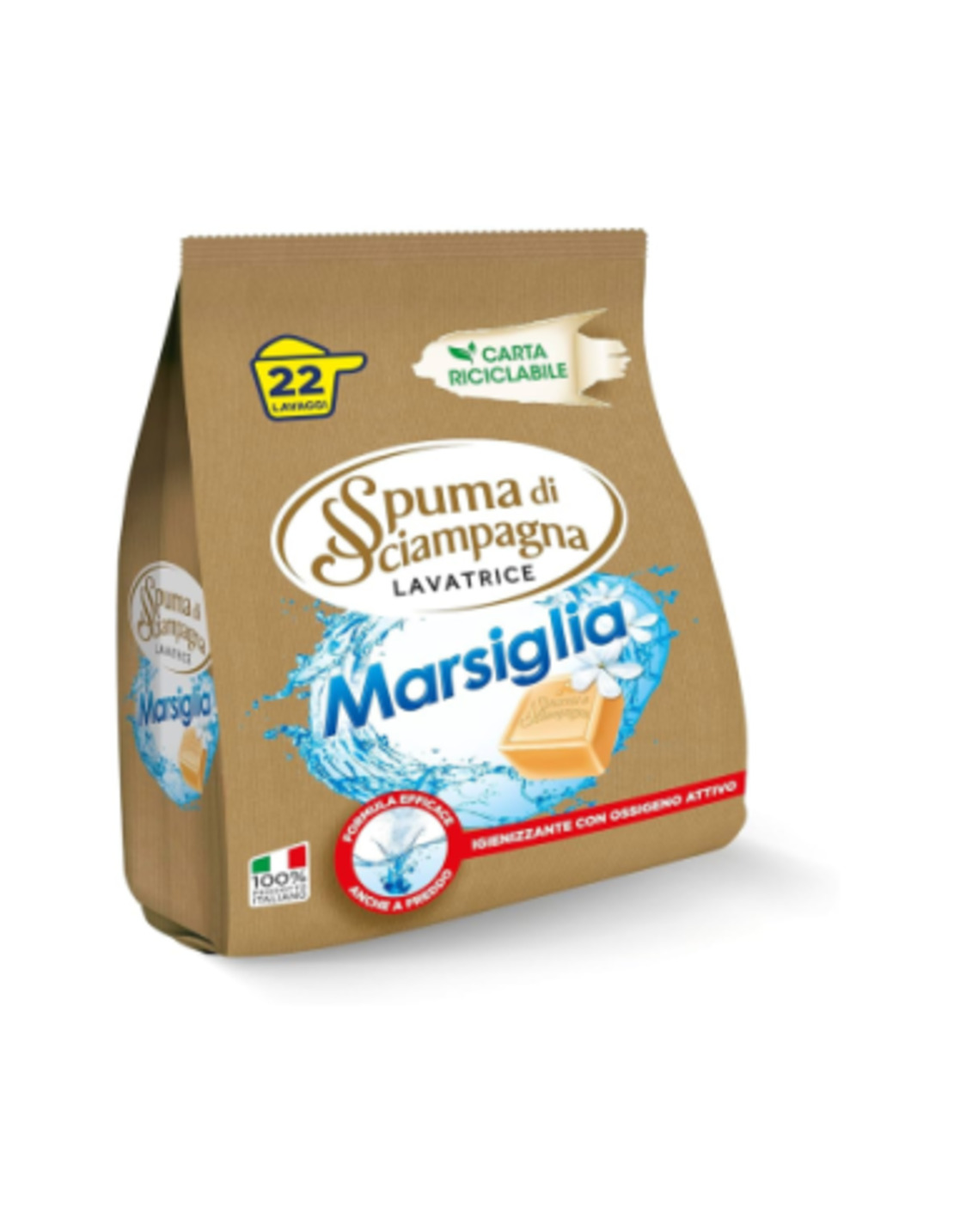 ПРАХ ЗА ПРАНЕ SPUMA DI SCIAMPAGNA MARSIGLIA 22 ПР. 0,990 КГ.