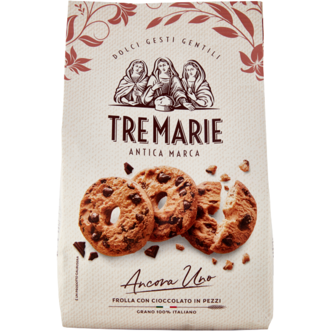 БИСКВИТИ TRE MARIE FROLLA С КАПКИ ШОКОЛАД 360 ГР.