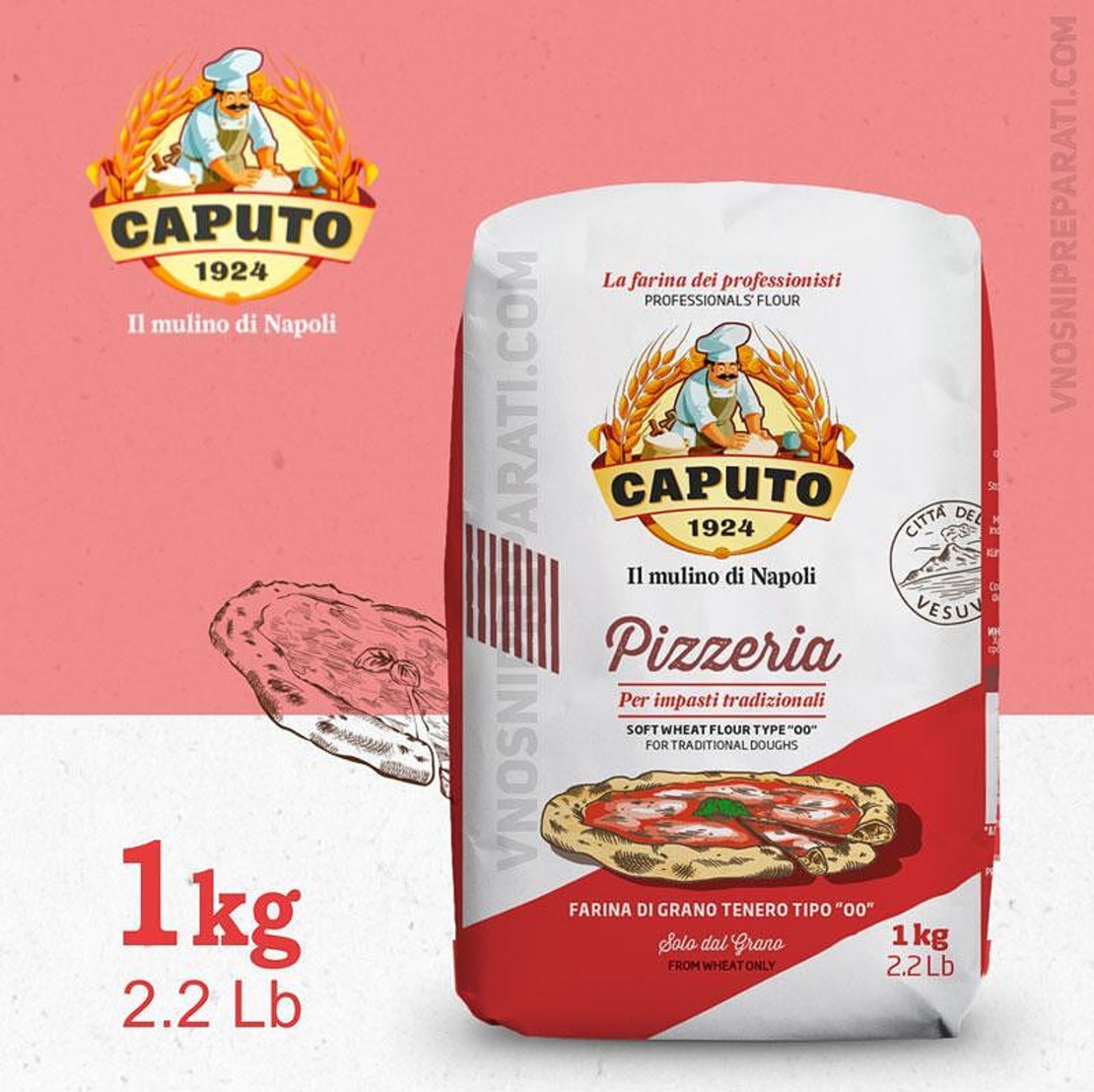 Брашно CAPUTO Pizzeria традиционно 1000 гр