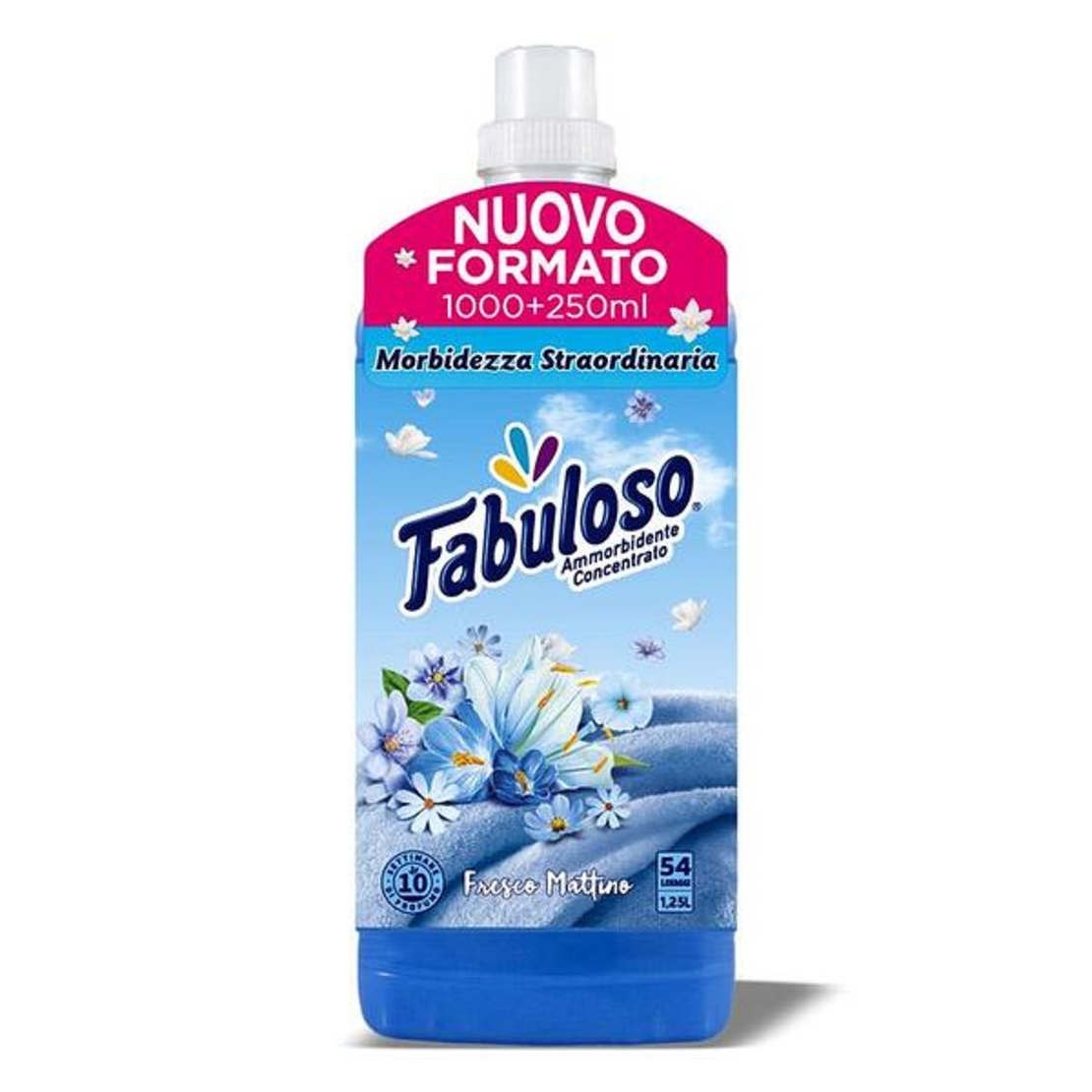 ОМЕКОТИТЕЛ КОНЦ.FABULOSO FRESCO MATTINA BLU 54 ПР. 1,25 Л