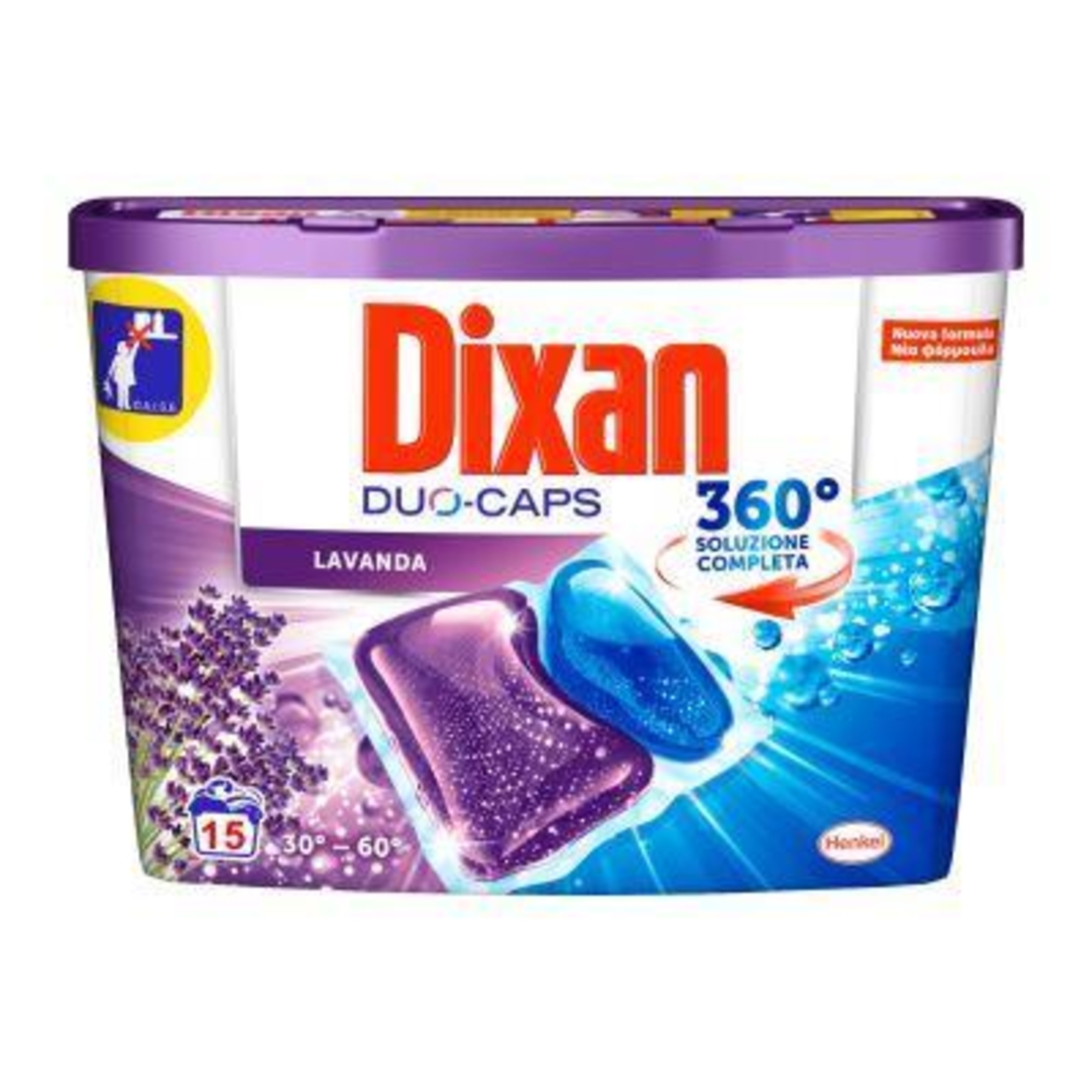 КАПСУЛИ ЗА ПРАНЕ DIXAN DISCS ЛАВАНДУЛА 21 БР.