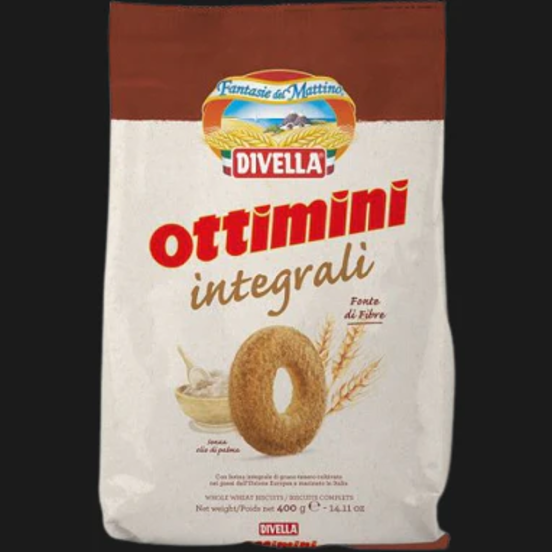 Бисквити Divella Ottimini Integrali 400гр.