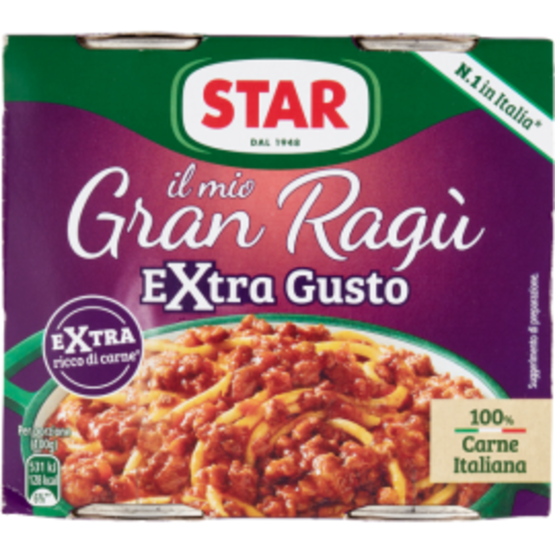 STAR ГРАН РАГУ ЕКСТРА 2 Х 180 ГР.