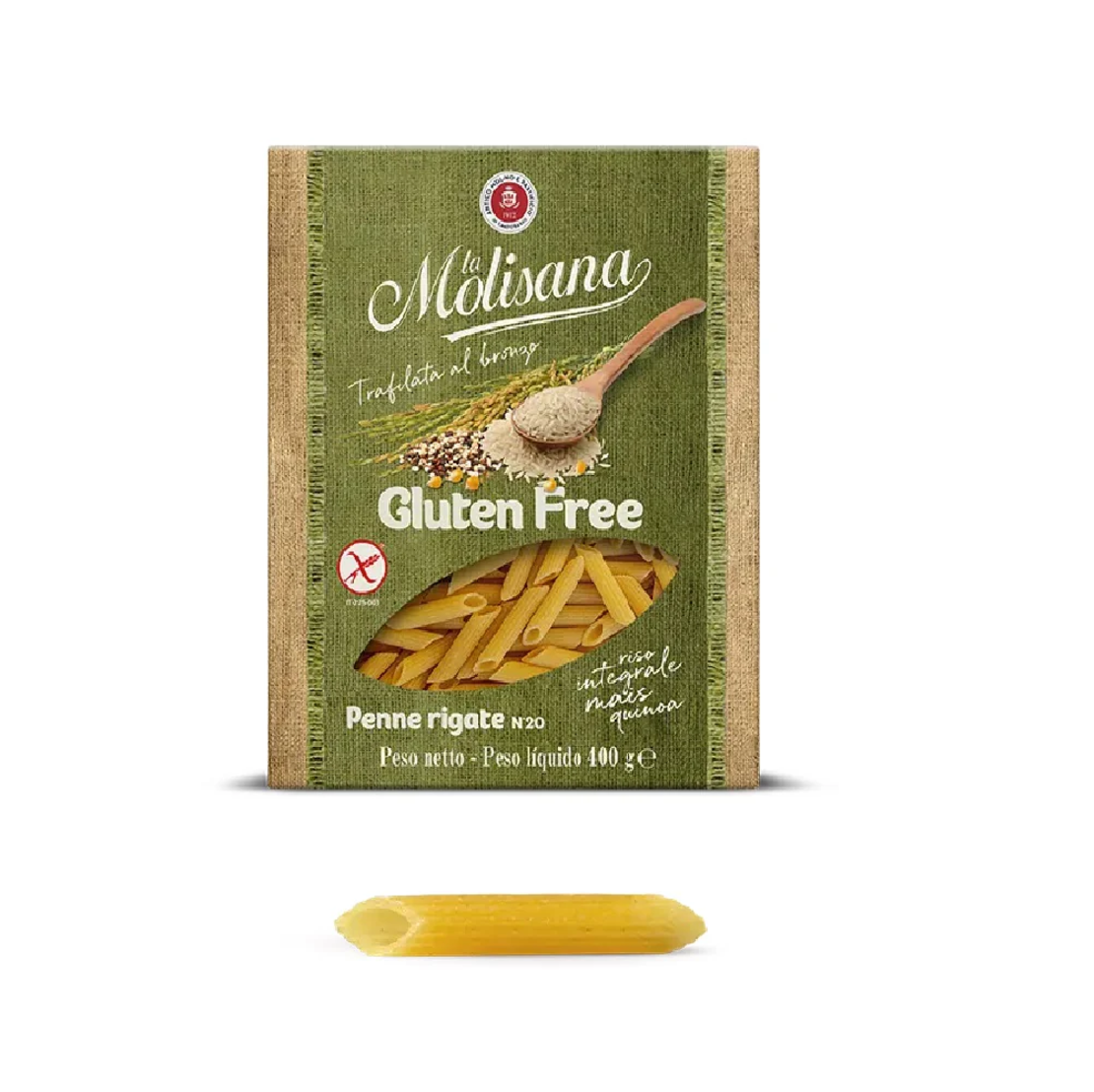 Паста rigate n.20 Senza Glutine Gluten free penne rigate 400gr