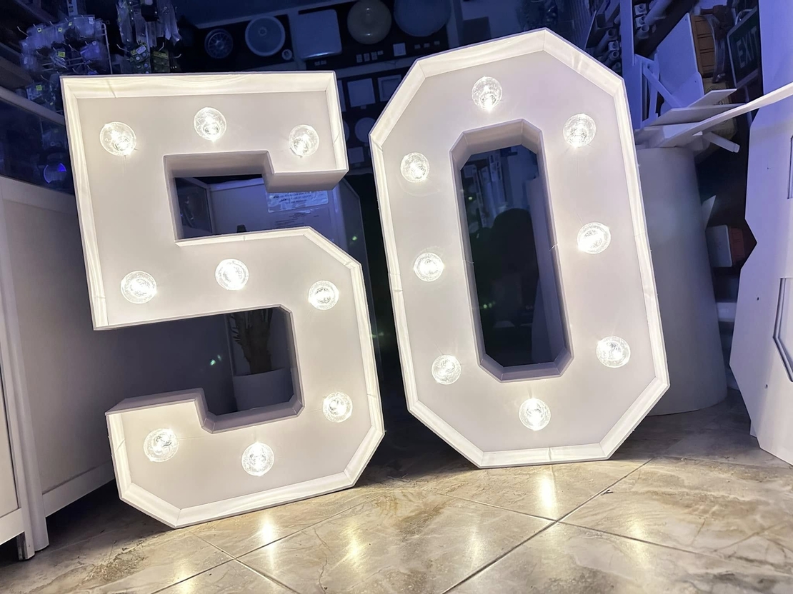 Светещи цифри на батерии