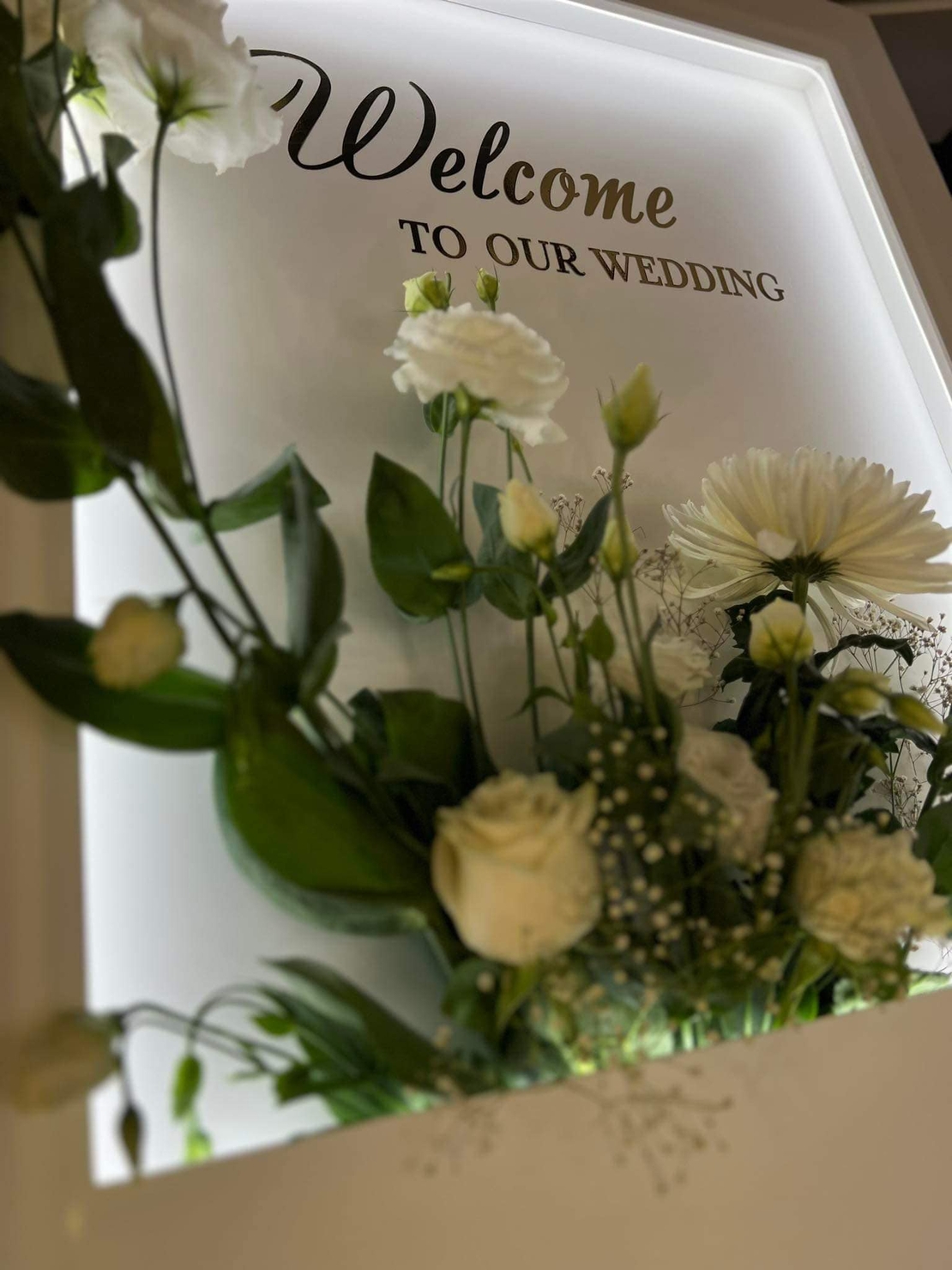 Светеща кашпа за цветя