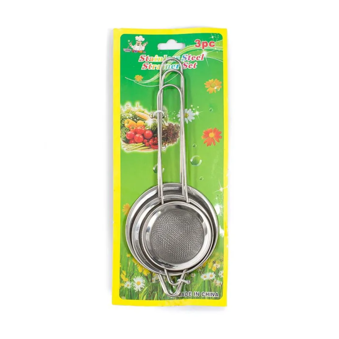 Комплект метални цедки - 3 броя - 71204