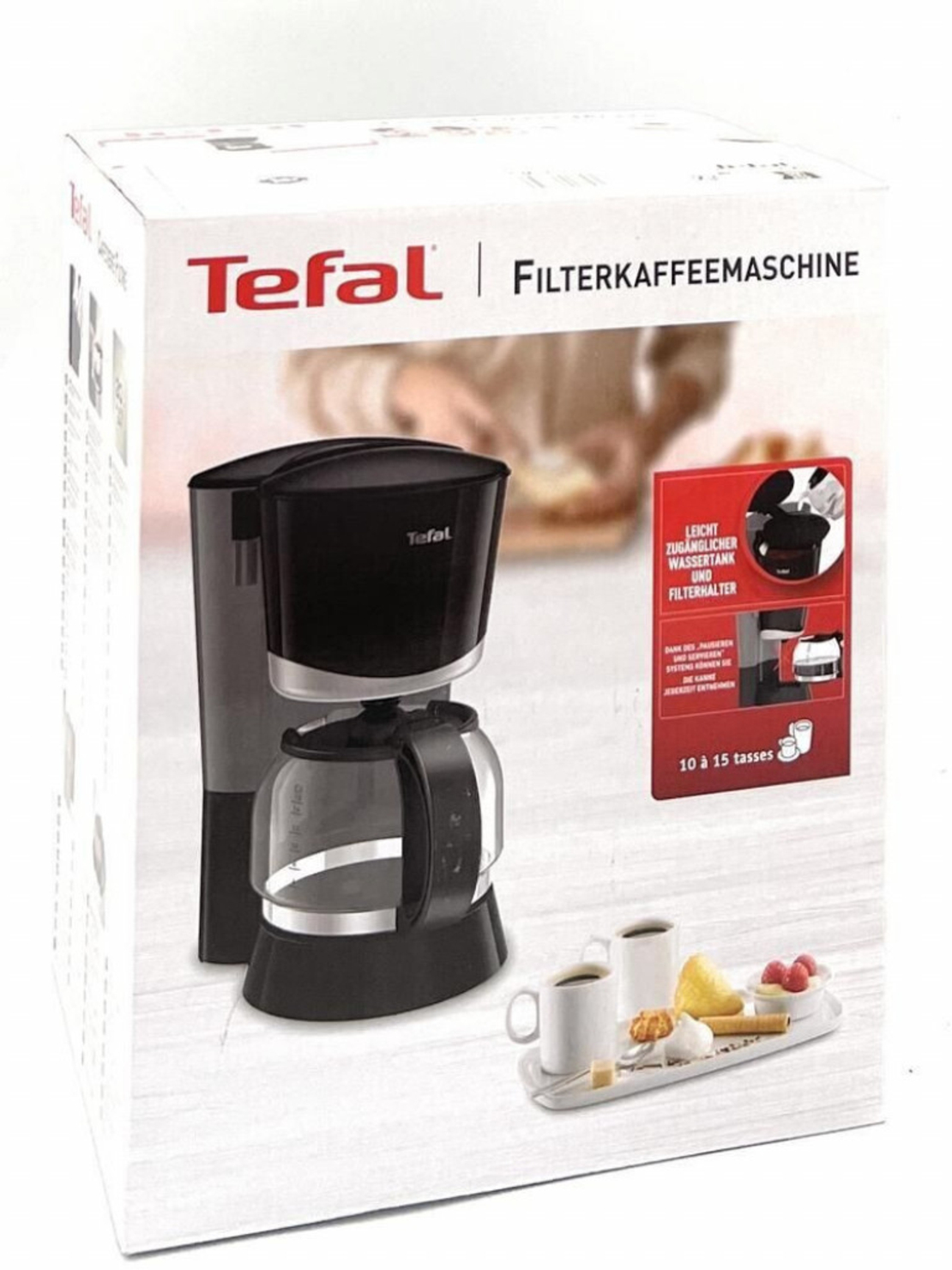 Кафемашина Tefal, 1.25 литра, 730-870 W