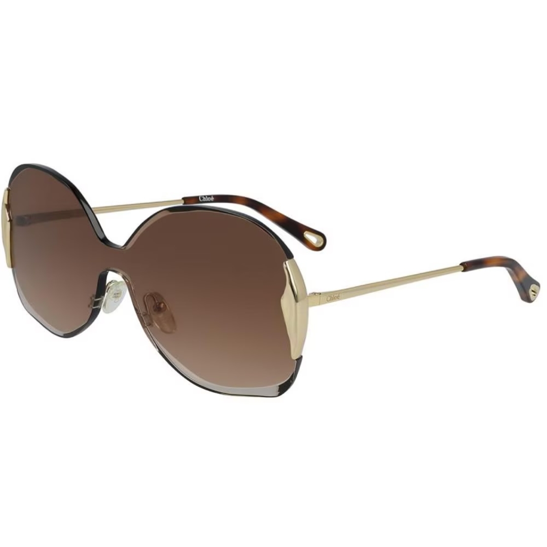 Chloé Sunglasses Sunglasses Gold And Brown
