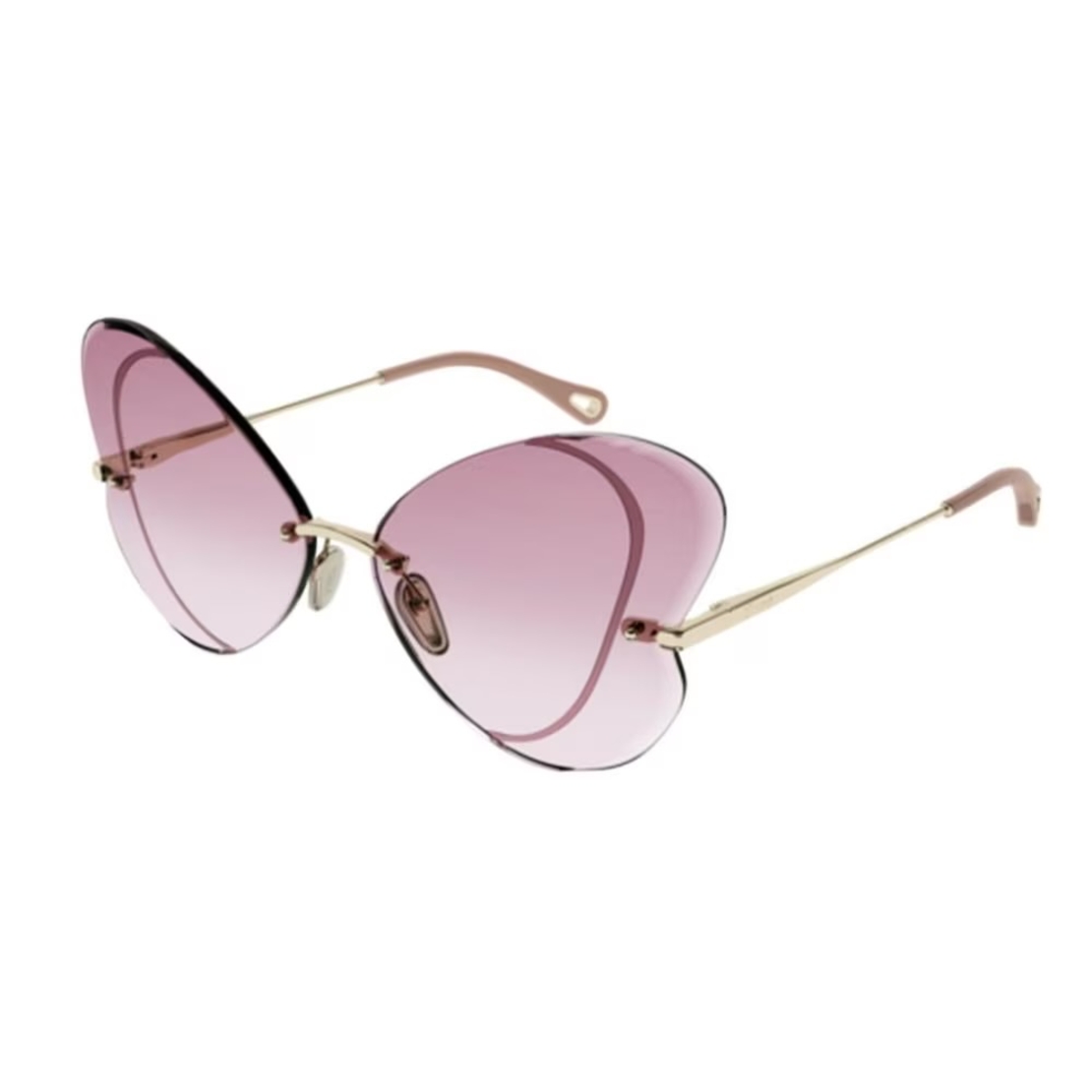 Chloé Sunglasses Sunglasses Ch0064s Gold Gold Brown