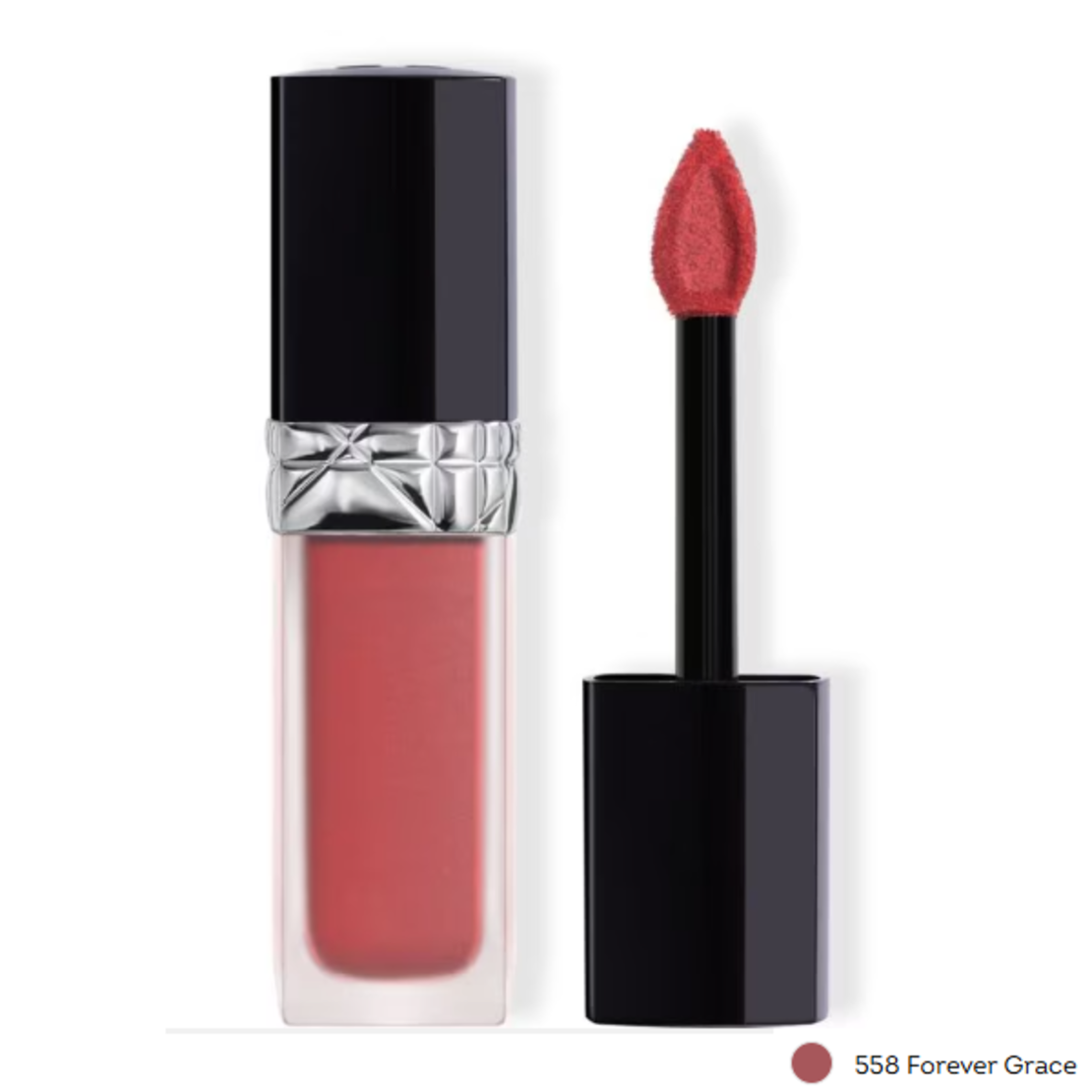 Dior Rouge Dior Forever Liquid Transfer-proof Liquid Lipstick - Ultra-pigmented Matte - Weightless Comfort 6ml Colour: 558 - Forever Grace