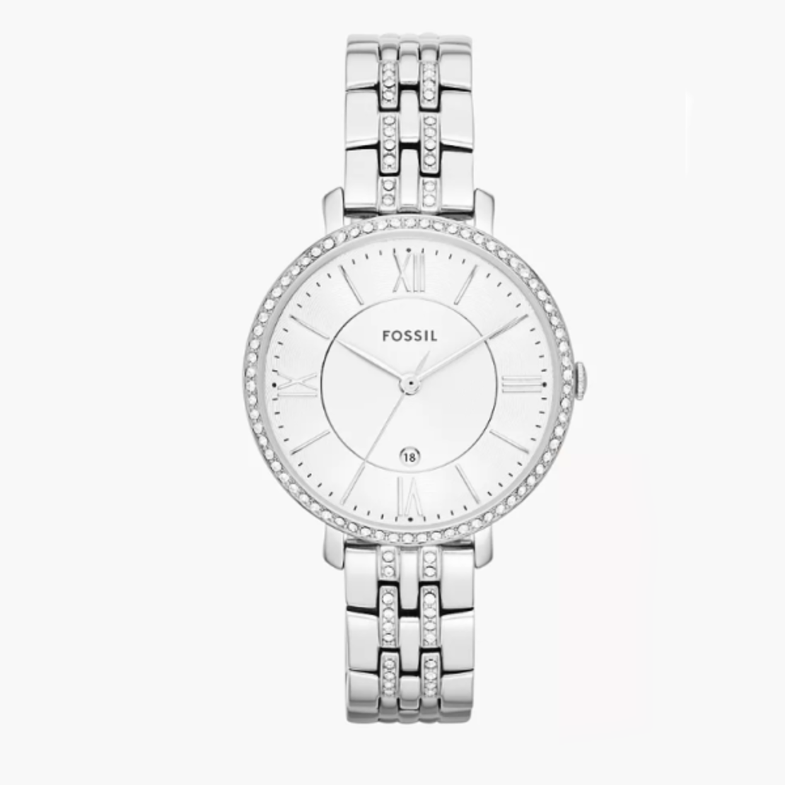 Fossil Jacqueline Silver Watch Es3545