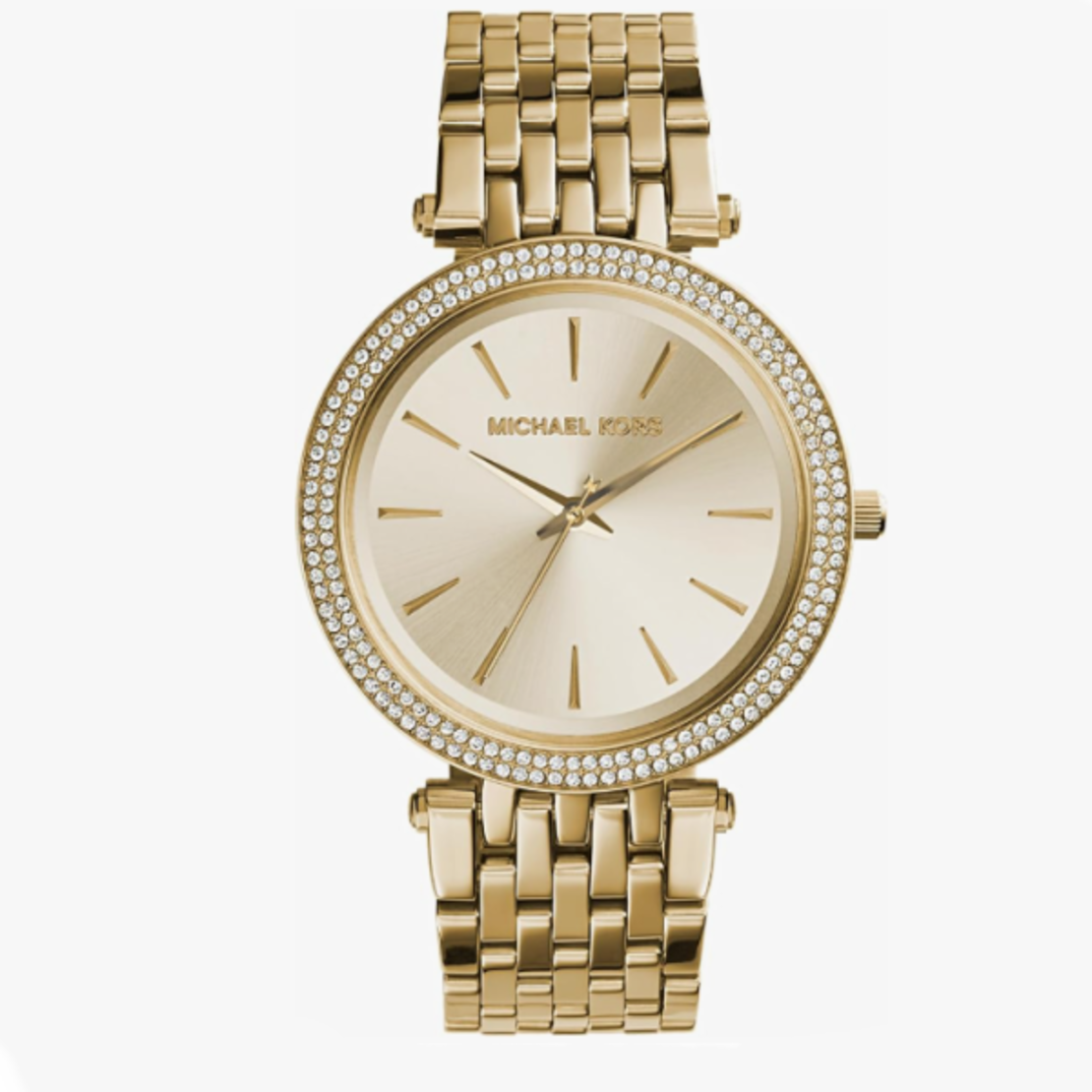 Michael Kors Mk3191 Gold-Tone Glitz Darci Watch