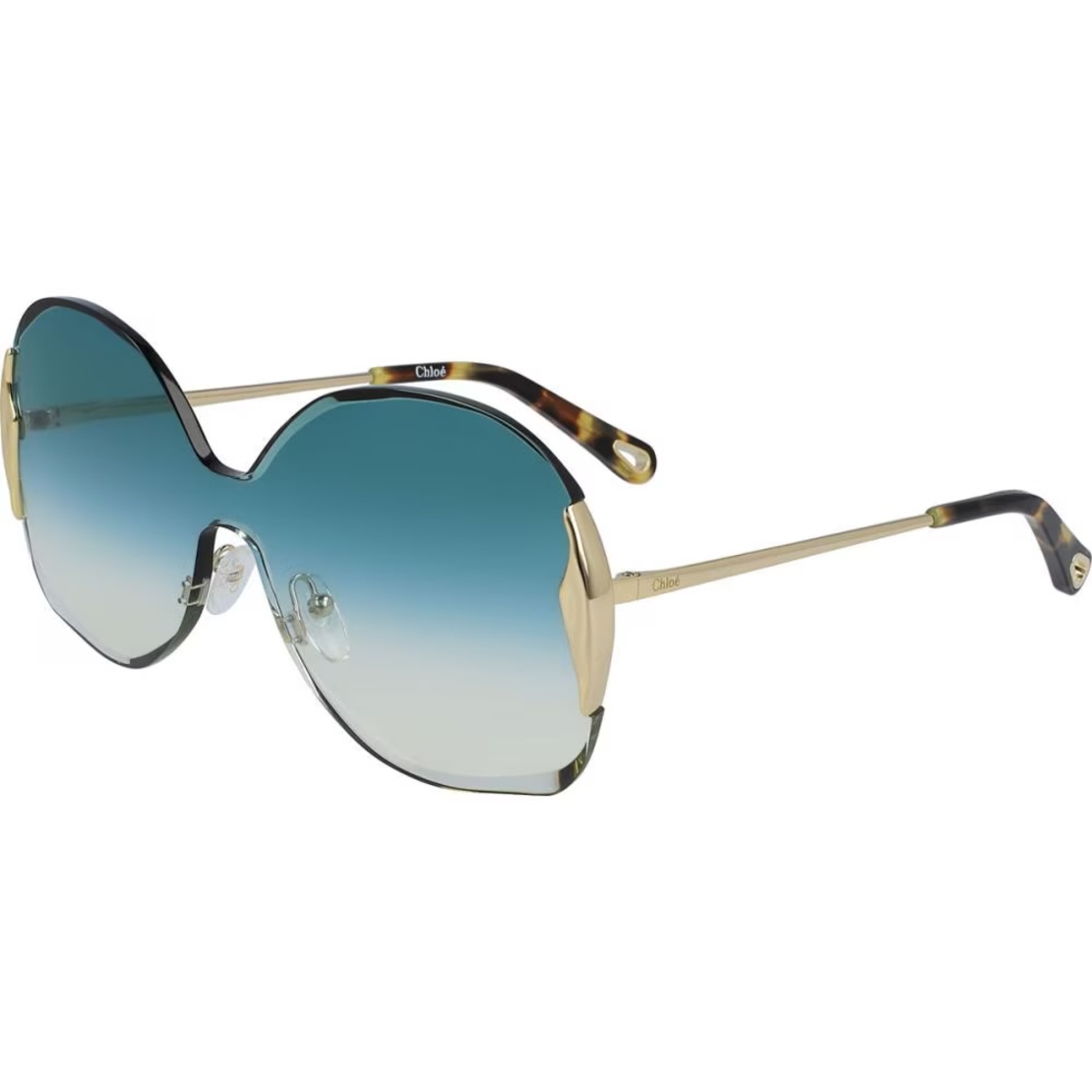 Chloé Sunglasses Sunglasses Ce162s Gold Gradient Petrol