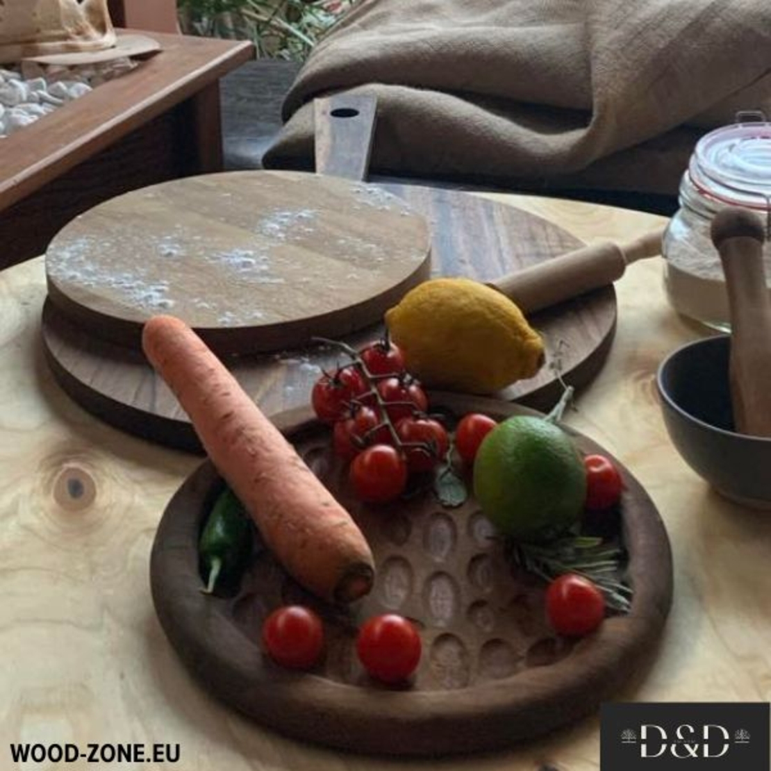 Кръгла дъска ръчна изработка, диаметър 24 см