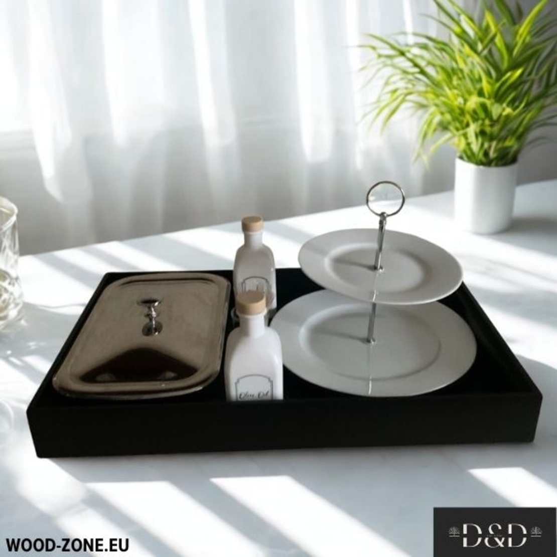 Дървени подноси с височина на борда 65 мм