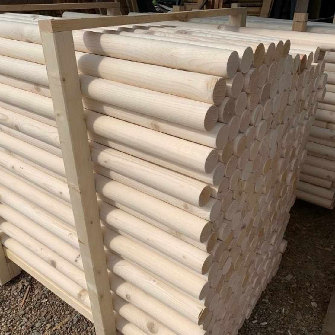 Кръгли дървени профили