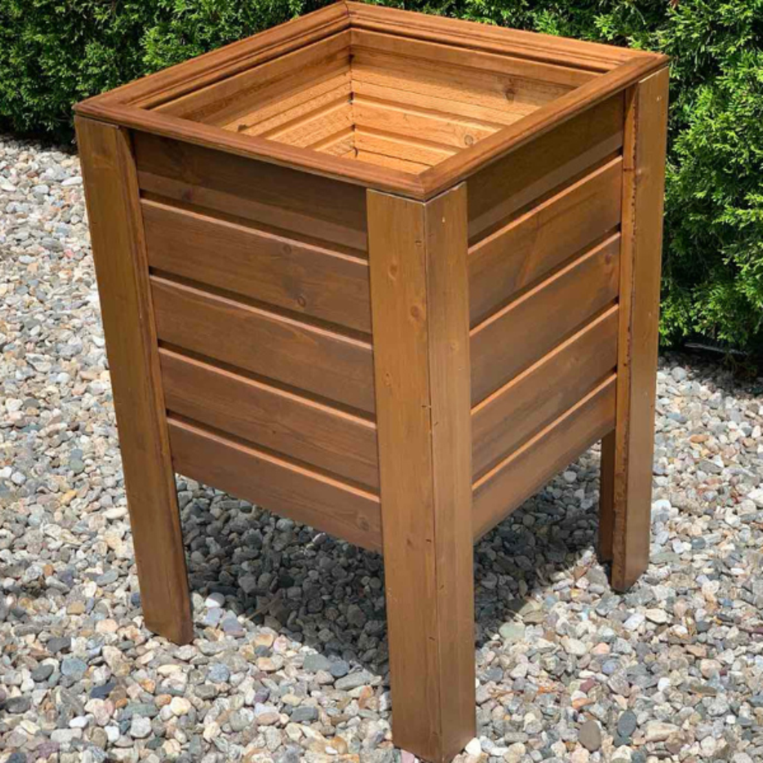 Дървена кашпа – повдигната | Linea Garden