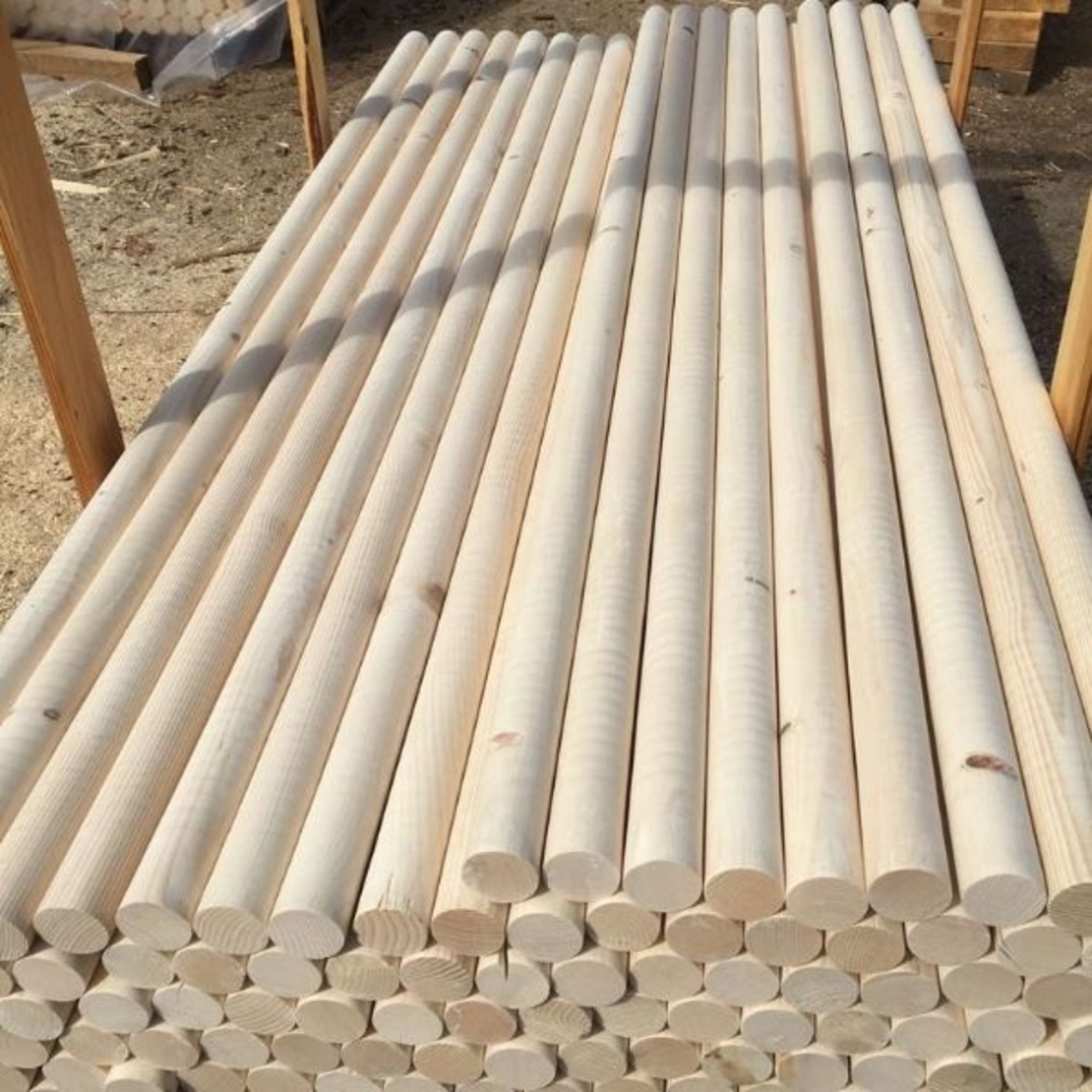 Кръгли дървени профили