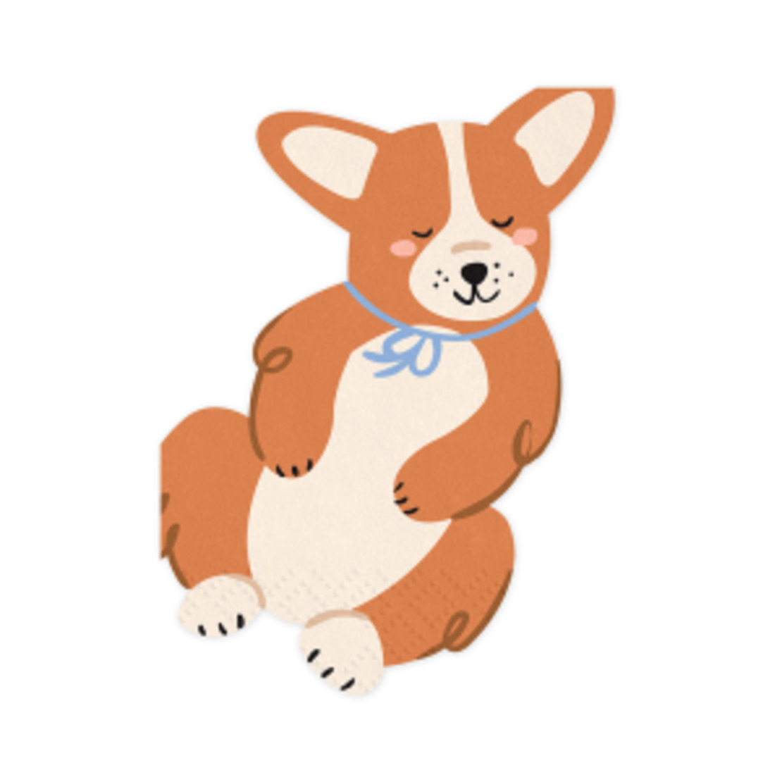 Парти салфетки, Corgi.