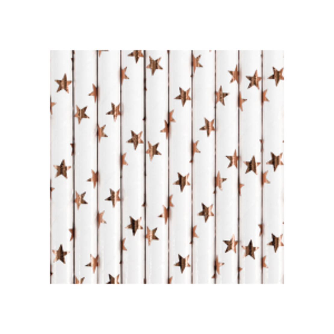 Парти сламки, Rose Gold Stars