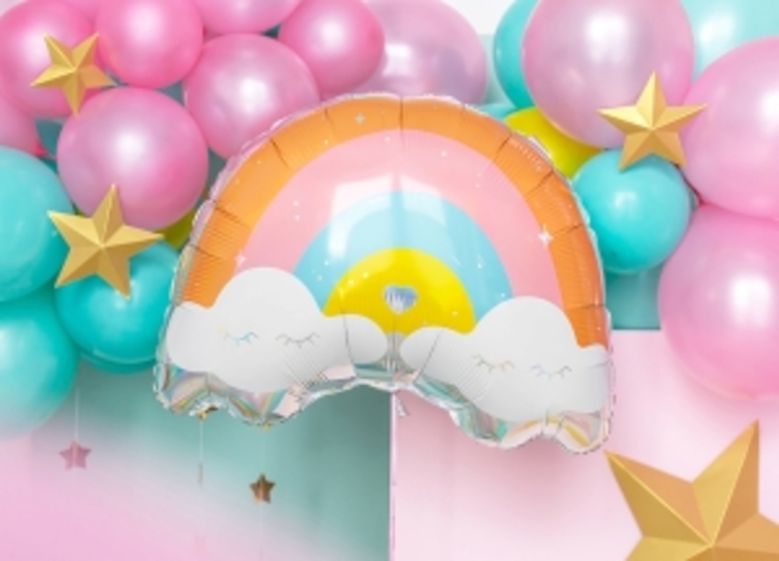 Фолиев балон,Pastel Rainbow.