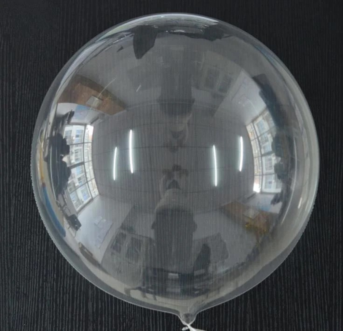 Прозрачен Bubble/PVC Балон - кръг 24''/60 см