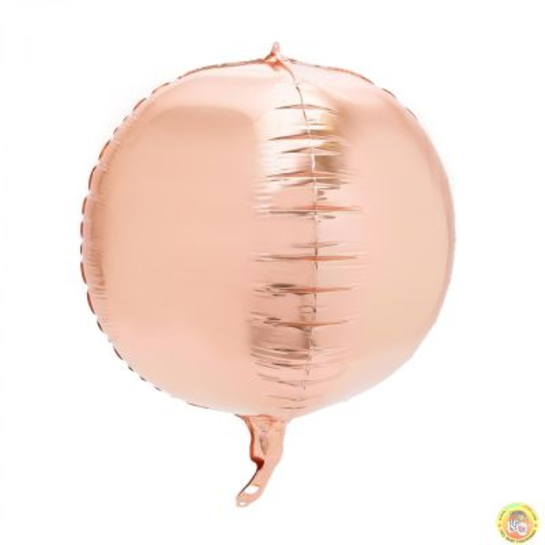 4D фолио балон сфера розово злато, 24