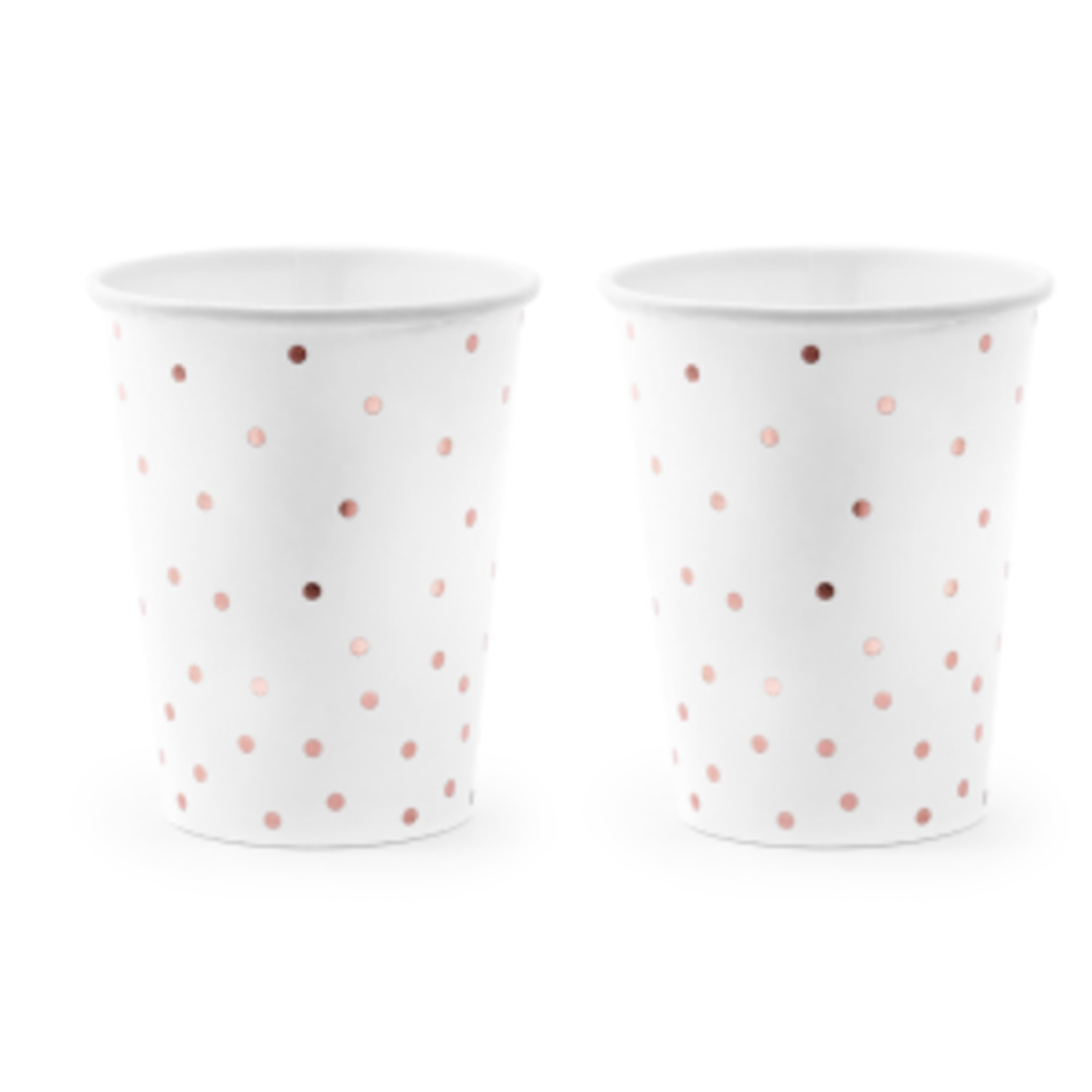 Картонени чашки, Rose Gold Dots