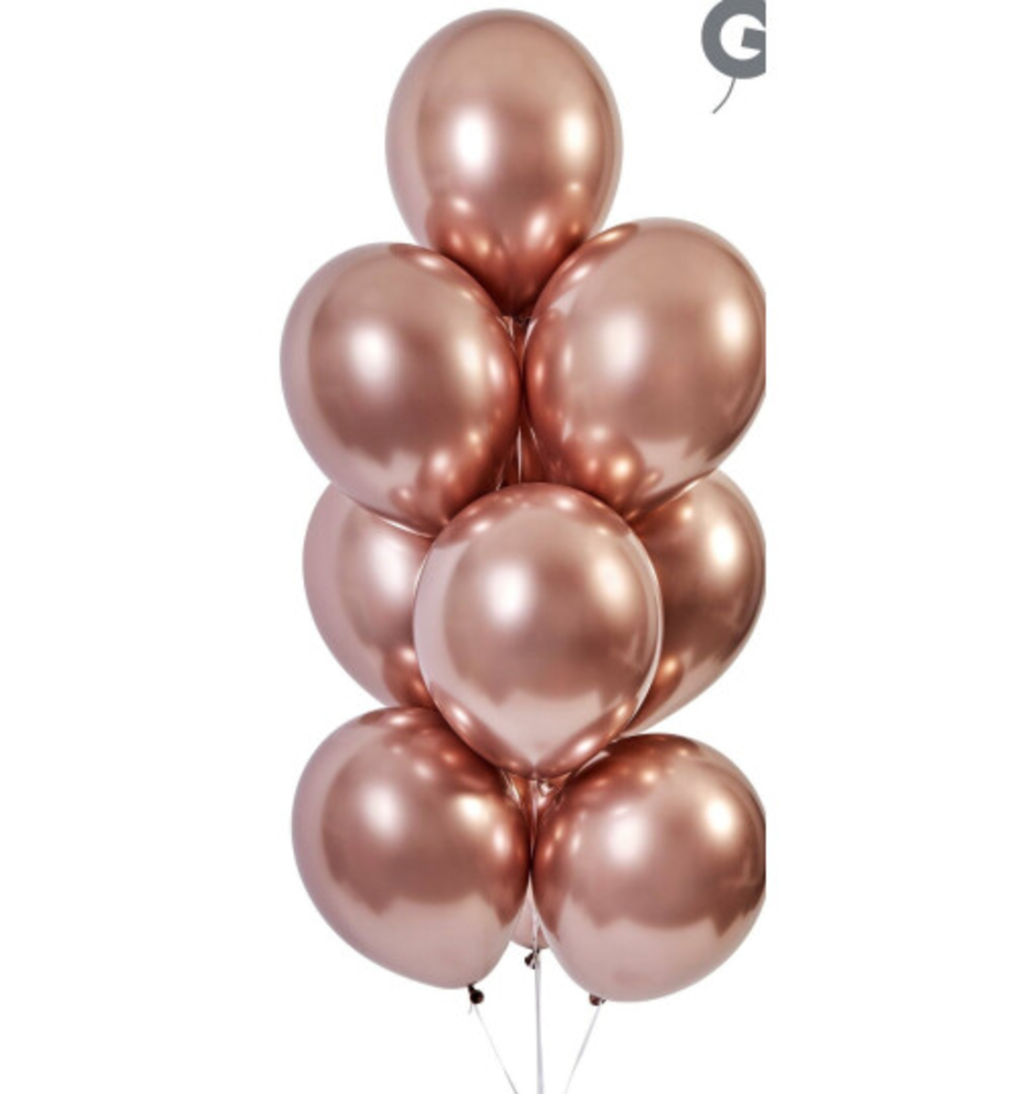 Хром балони Rosegold 12