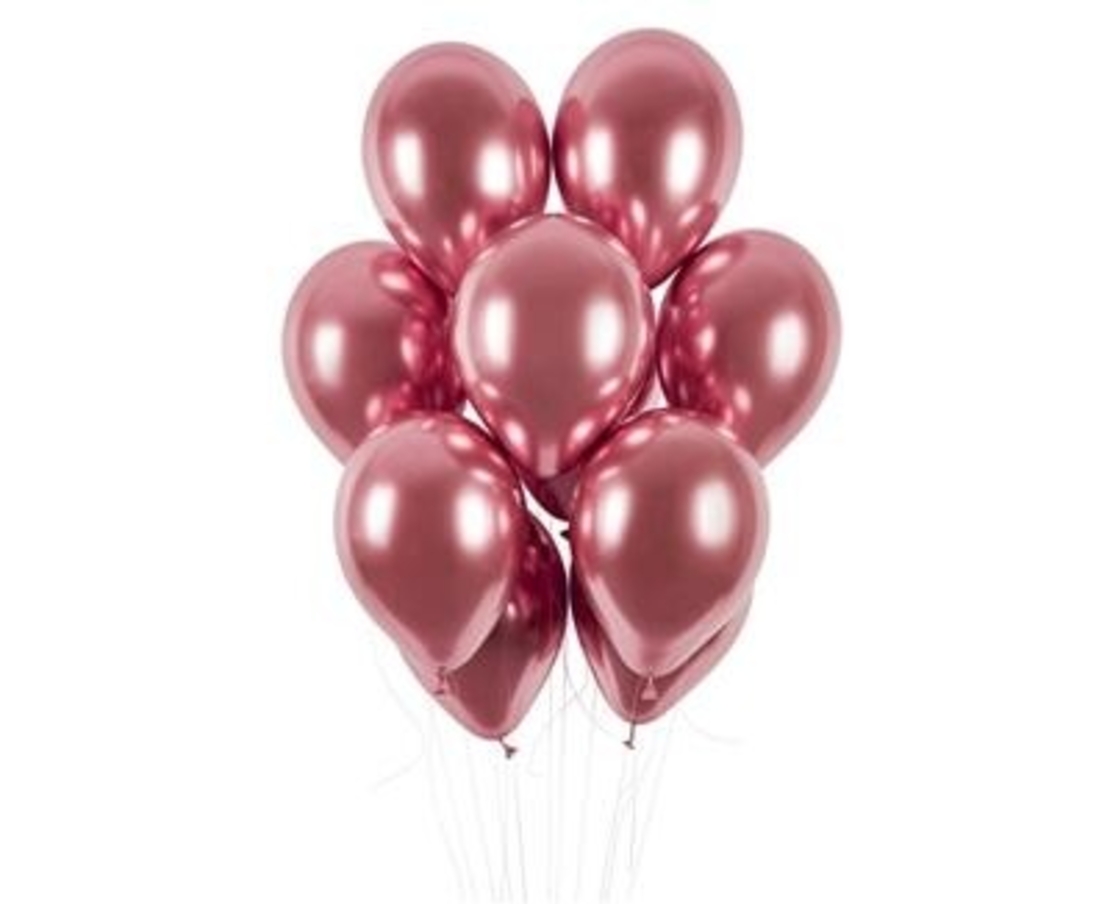 Хром балони Shiny pink 12