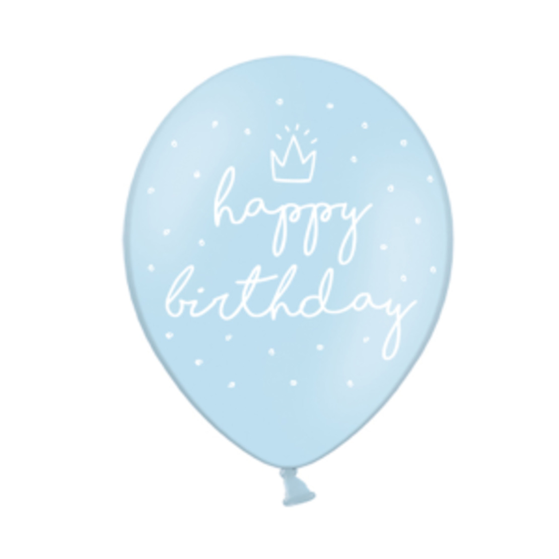 Латексови балони,Happy birthday - bluе