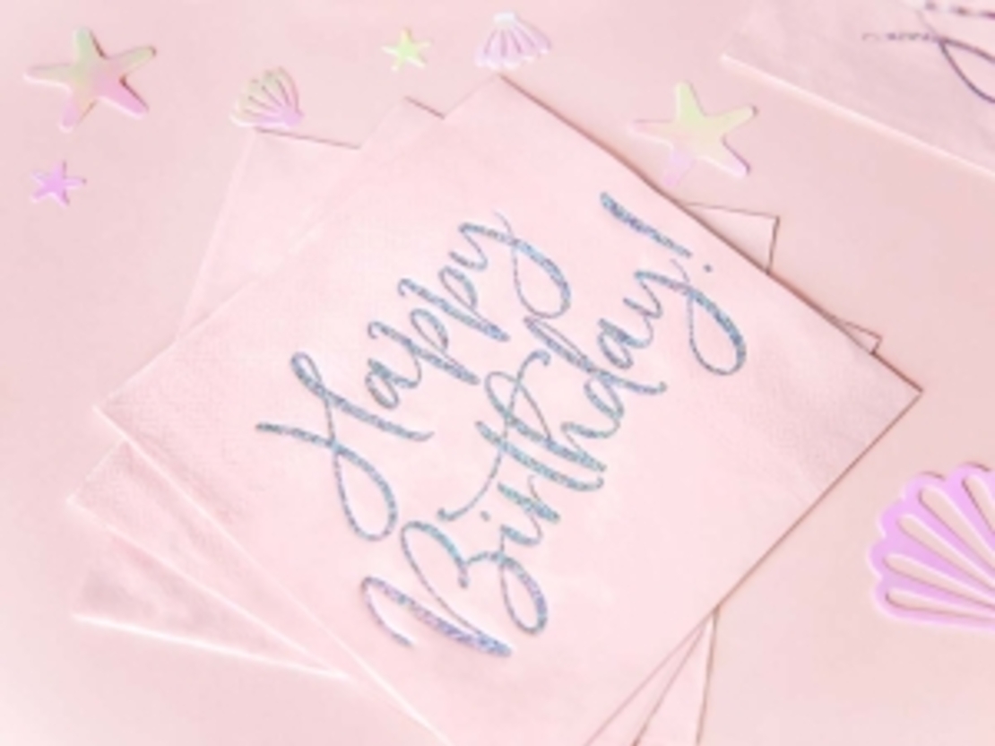 Pink B'day!, Големи салфетки