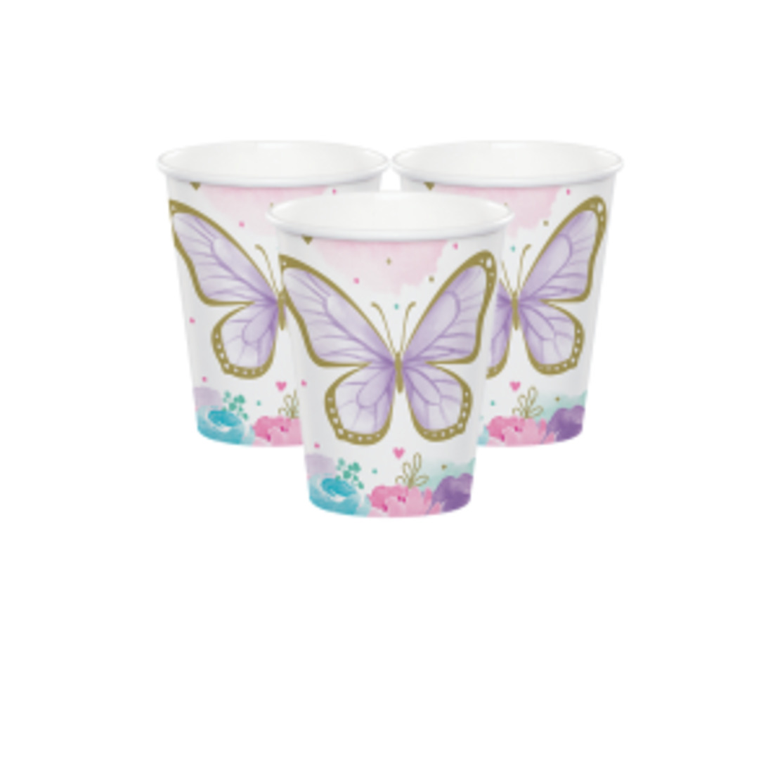 Butterfly Shimmer, Парти чашки