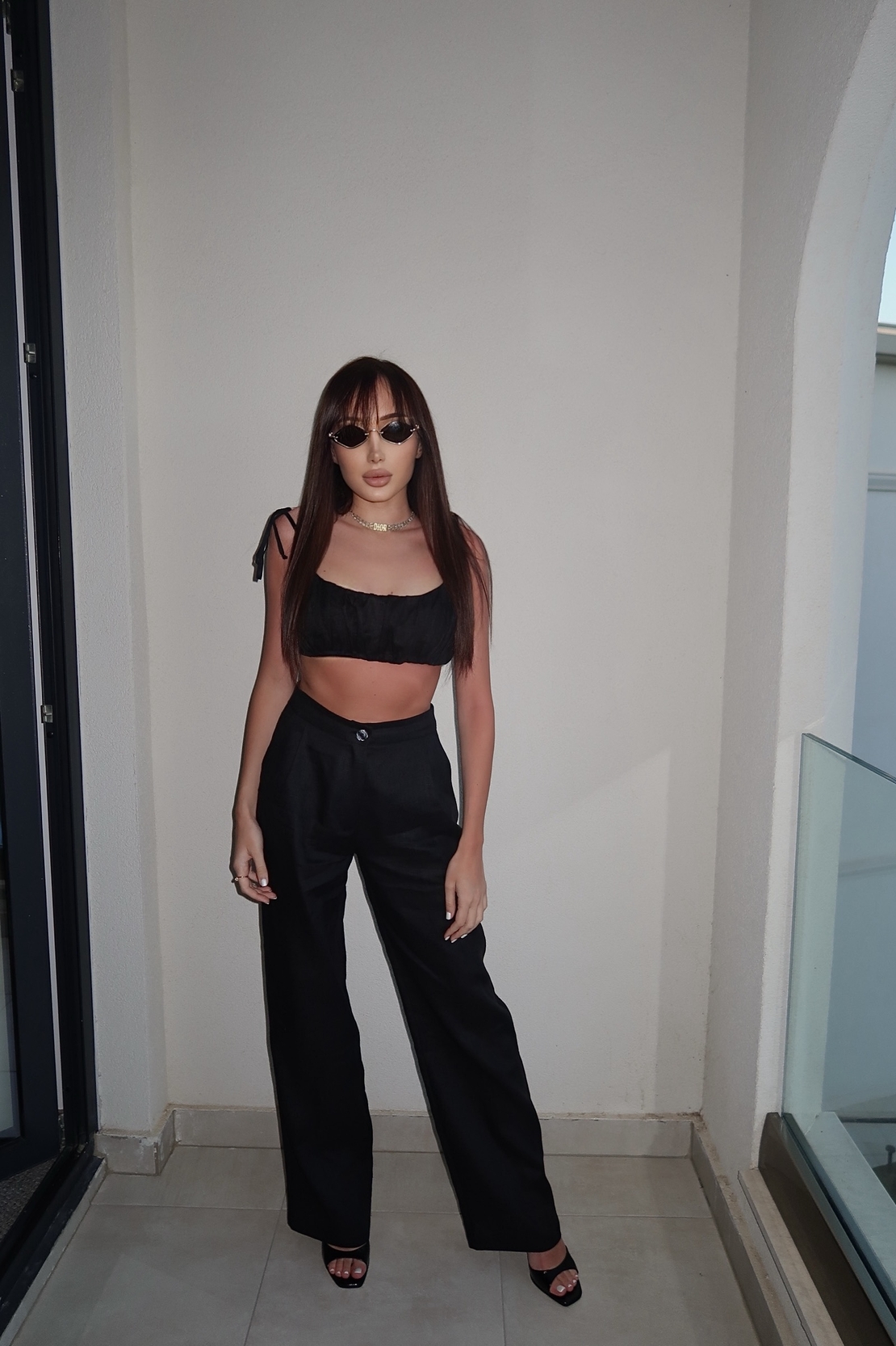 Helena linen trousers