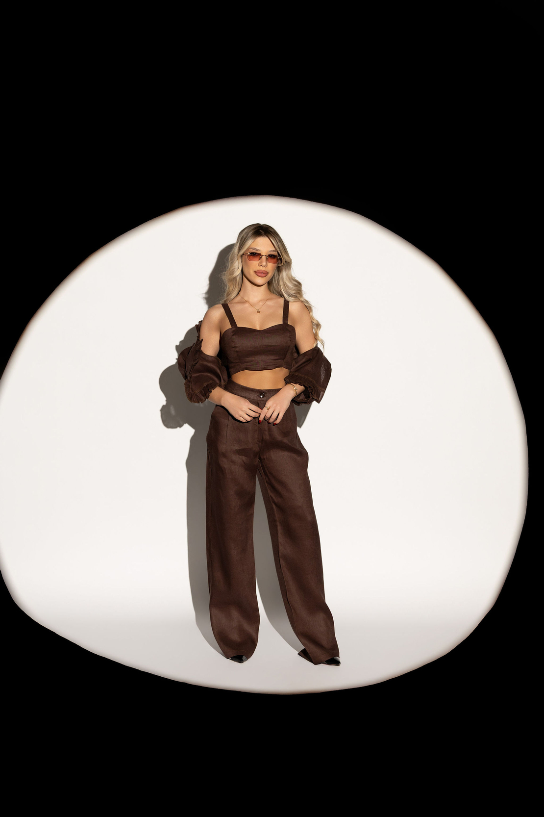 Helena linen trousers