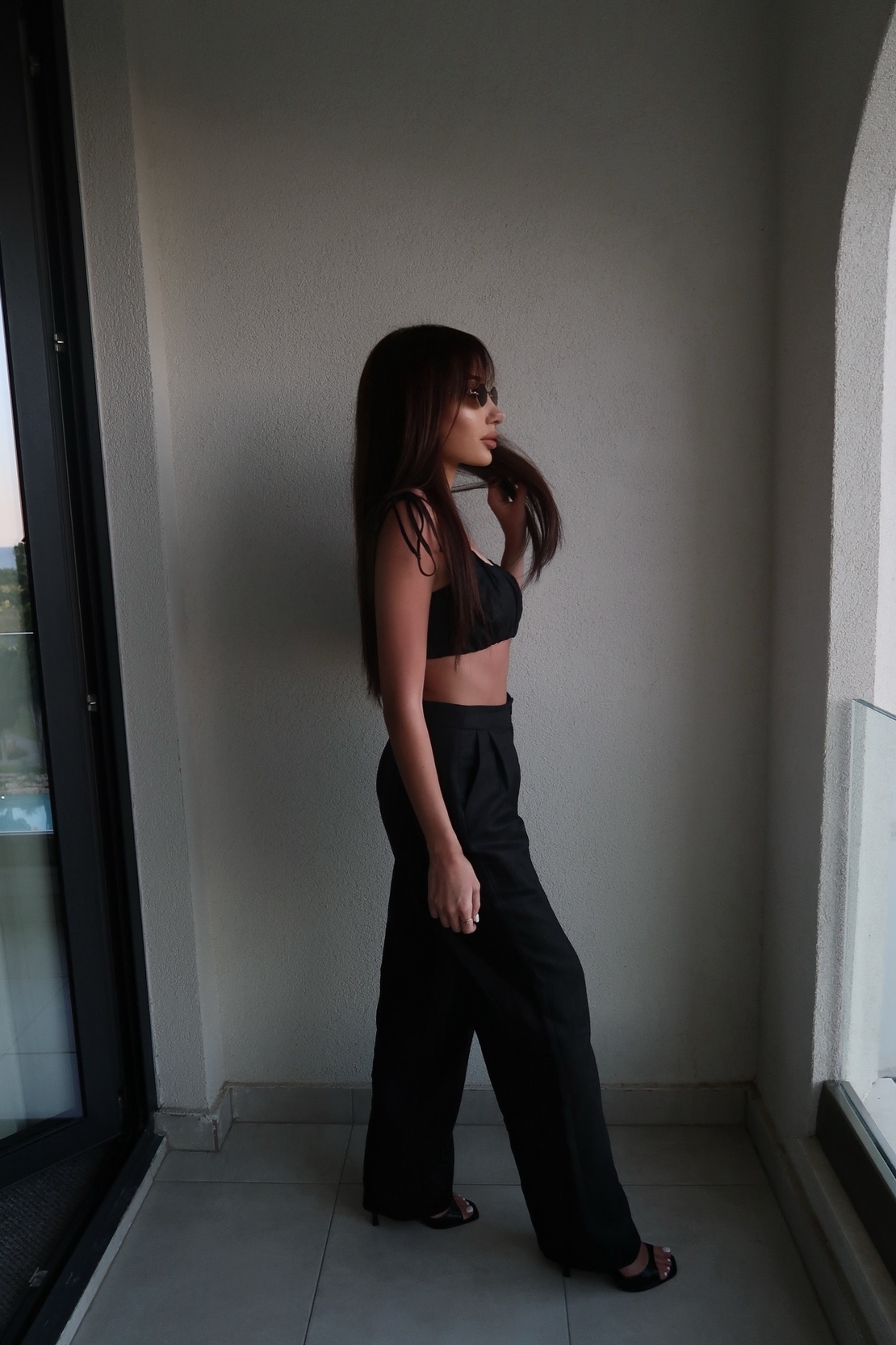 Helena linen trousers