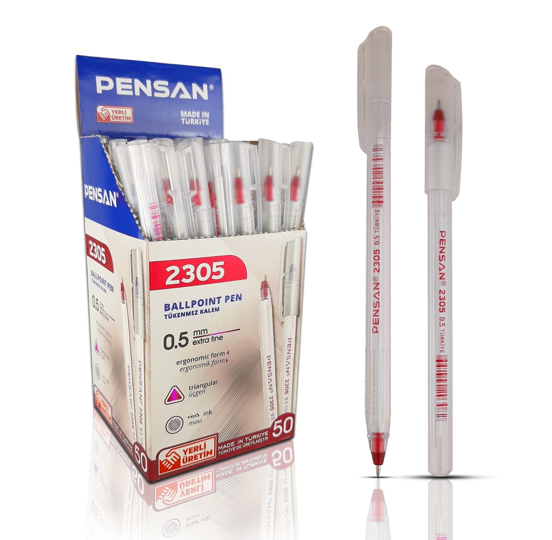 Химикалка Pensan 2305 / 0.5 мм. Червен