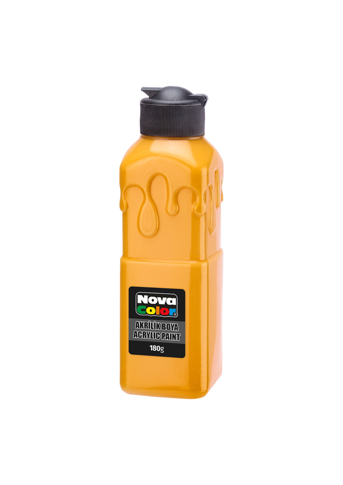 Акрилна боя 180гр. слънчево жълто Nova Color