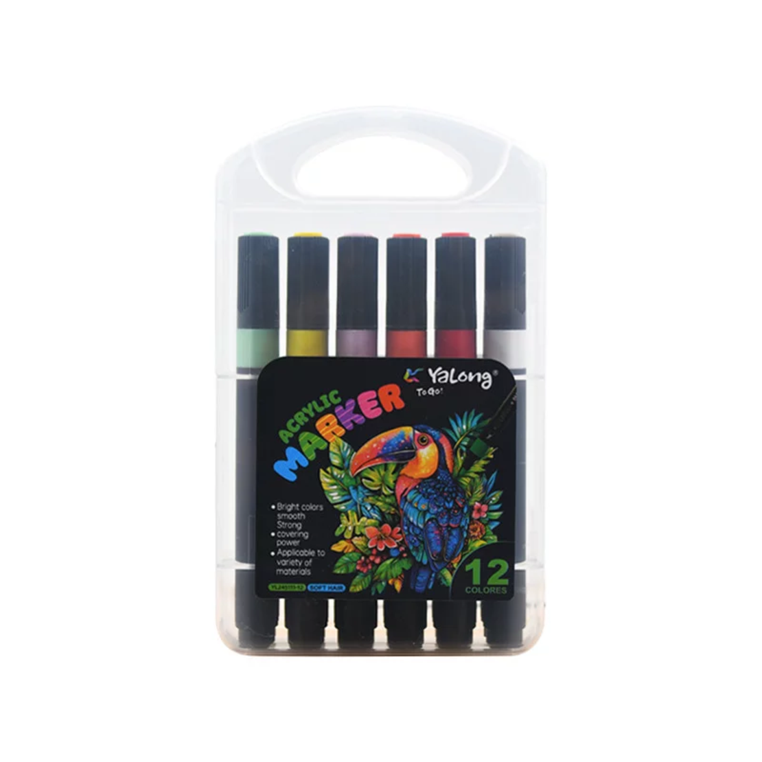 Акрилни маркери Yalong 12 цв.