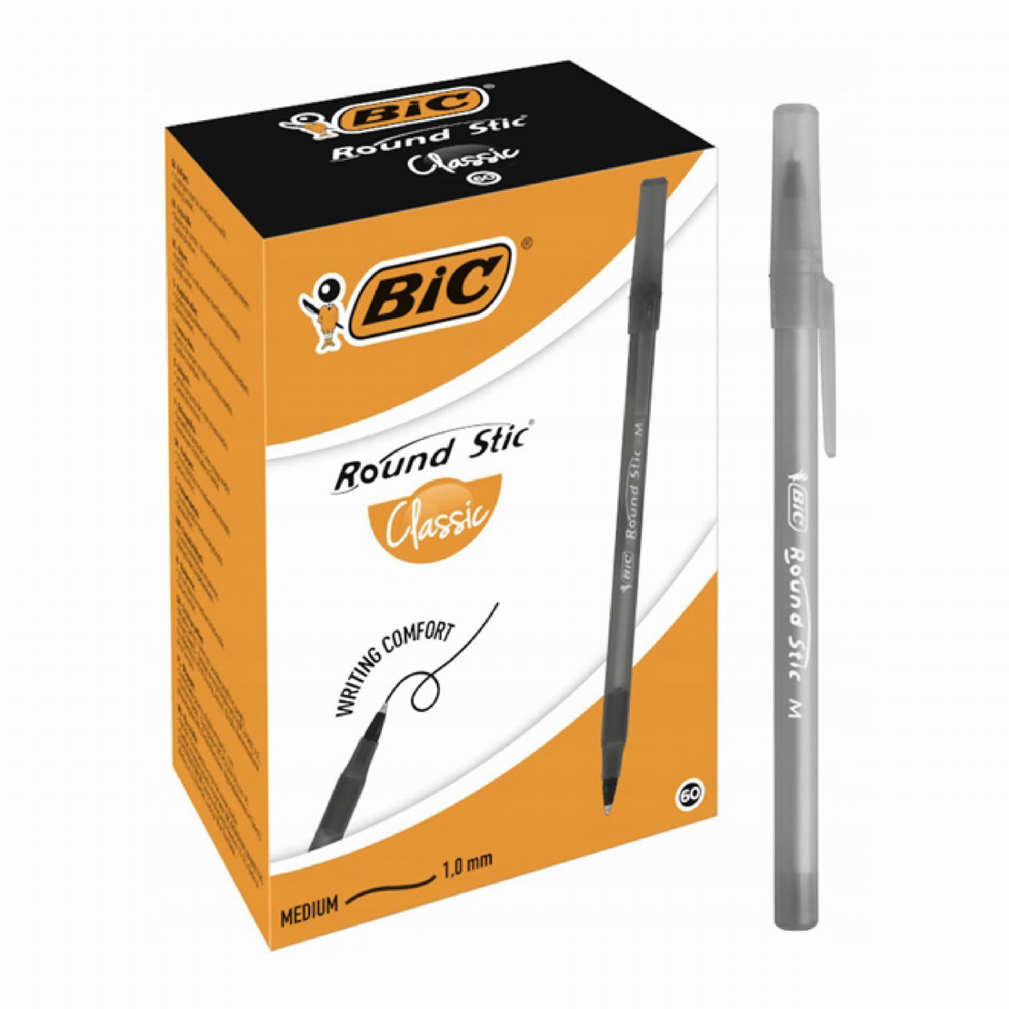 Химикалка Bic Round stic Черен