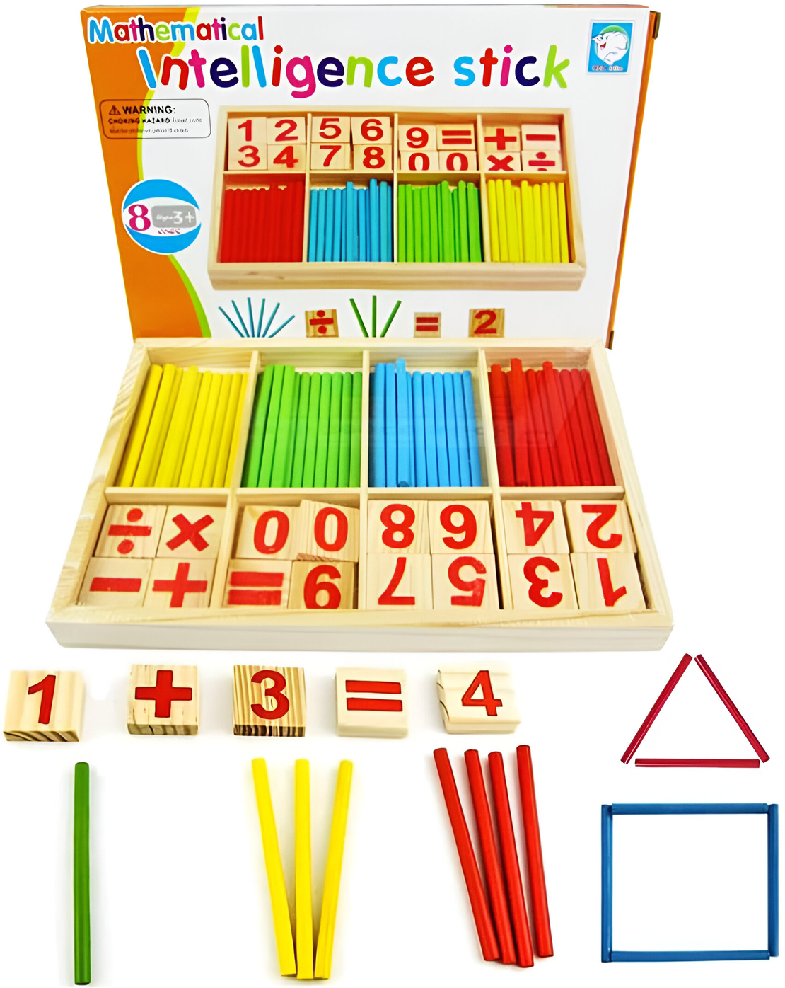 Интерактивен дървен комплект за смятане