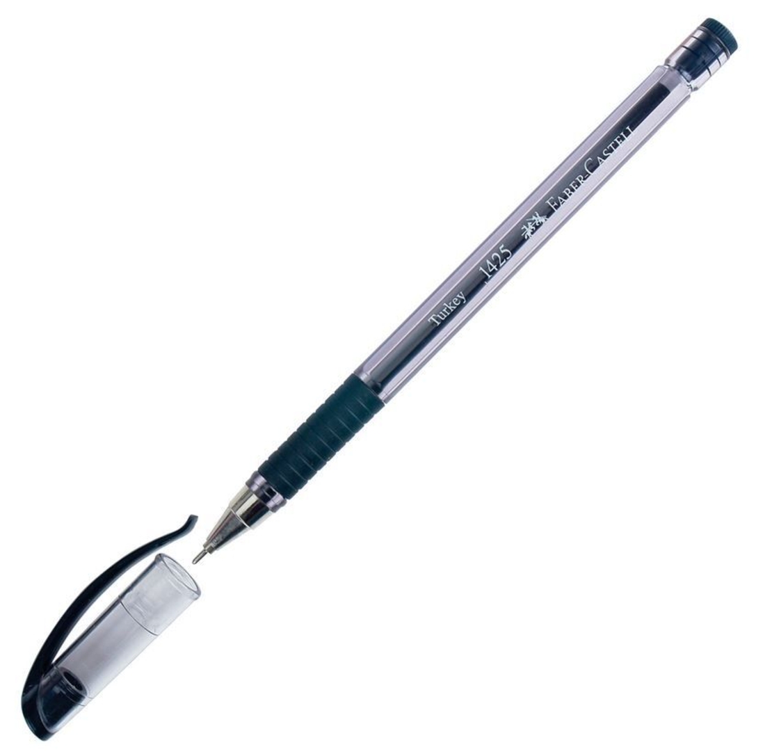 Химикалка Faber-Castell 1425 Fine ЧЕРНА