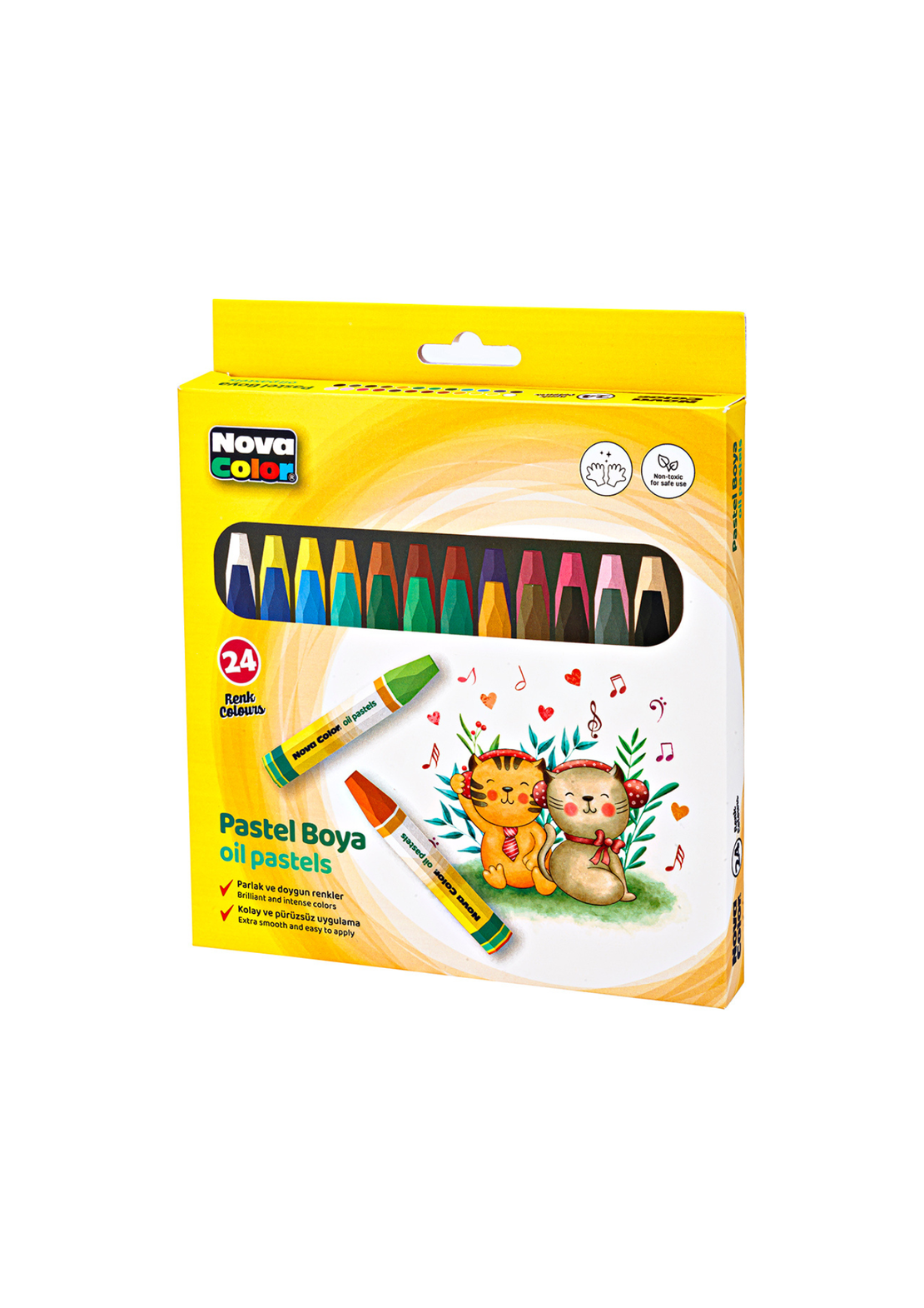 Маслени пастели Nova Color 24 цвята