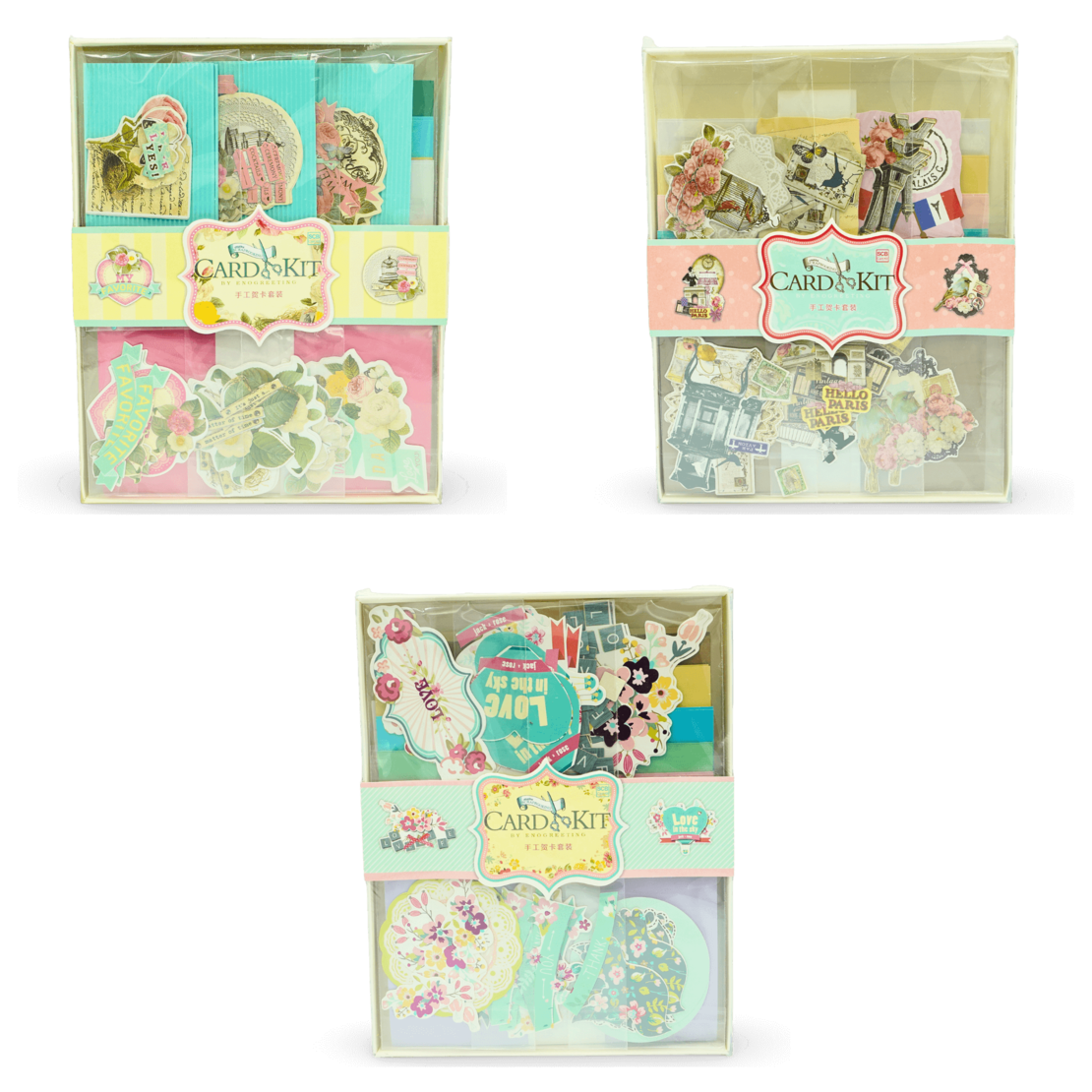 Комплект за ръчно изработване на поздравителни картични 863-1