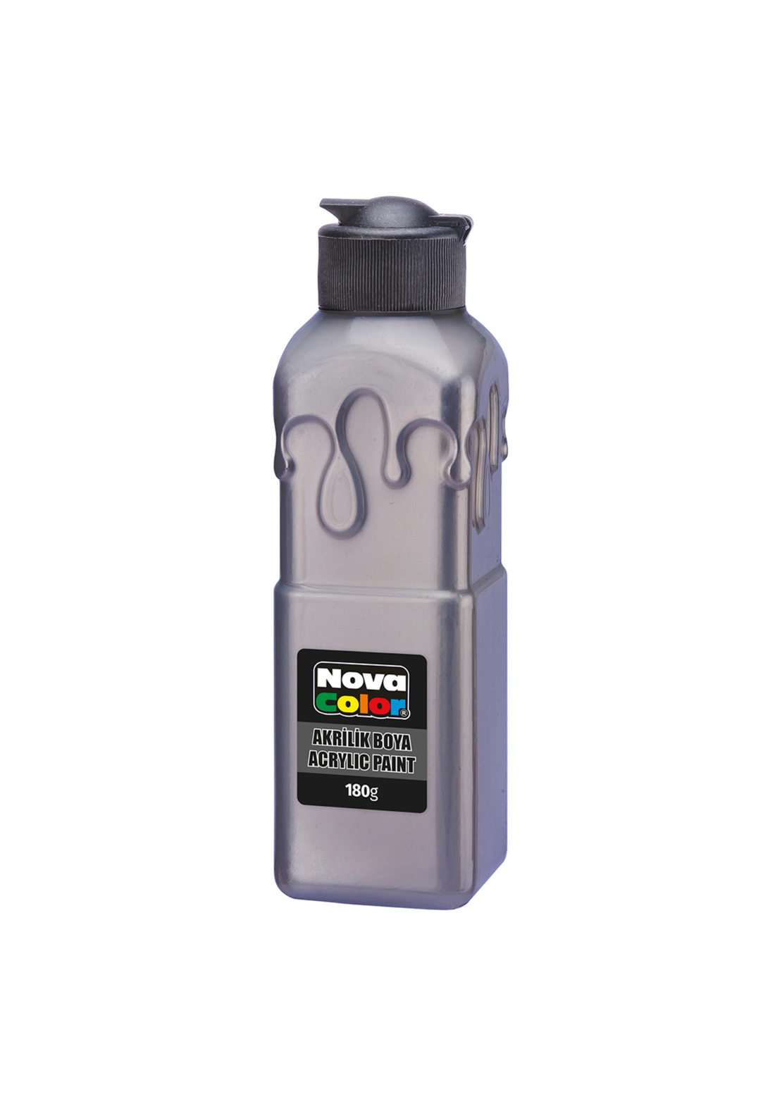 Акрилна боя 180гр. Сребристо Nova Color