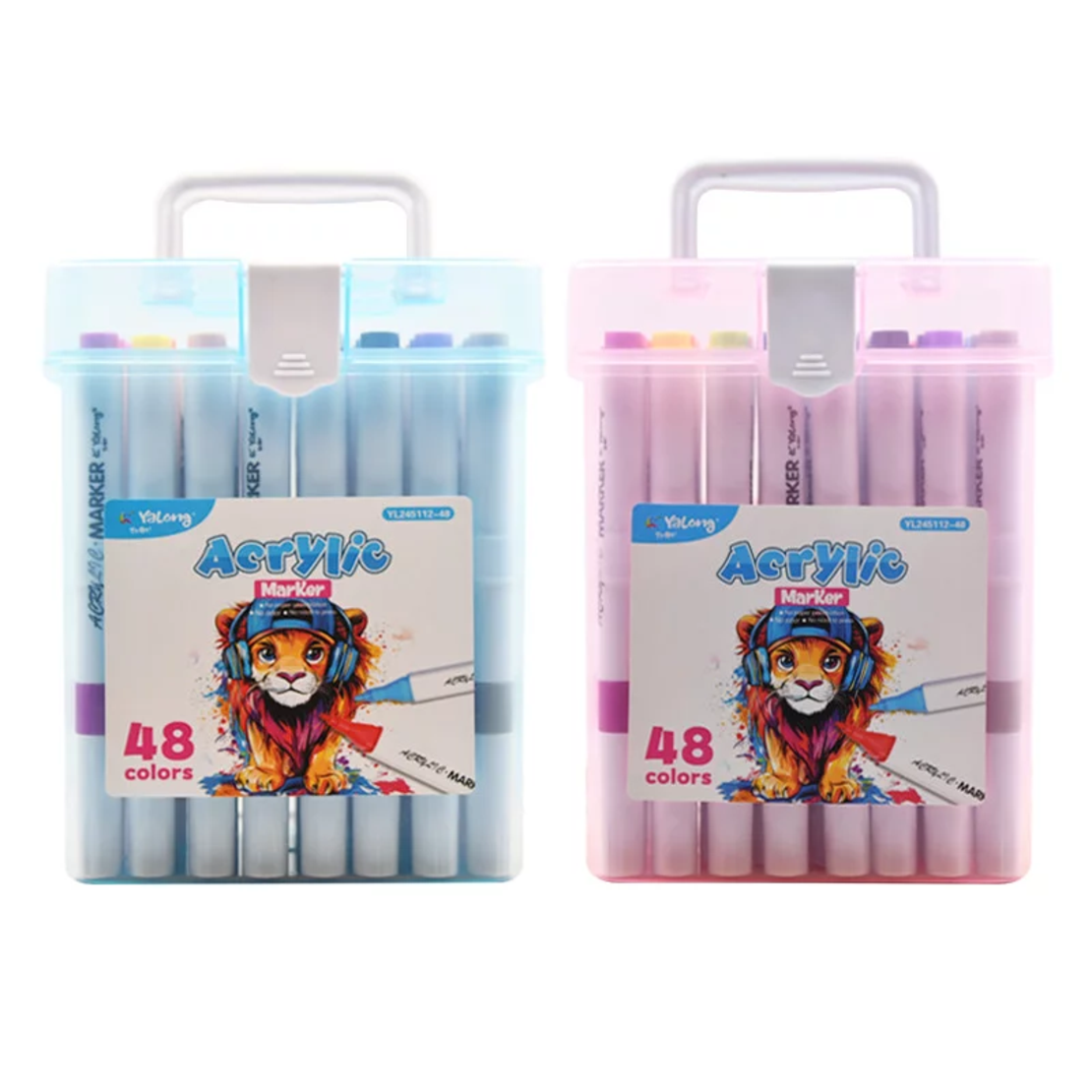 Акрилни маркери Yalong 48цв.
