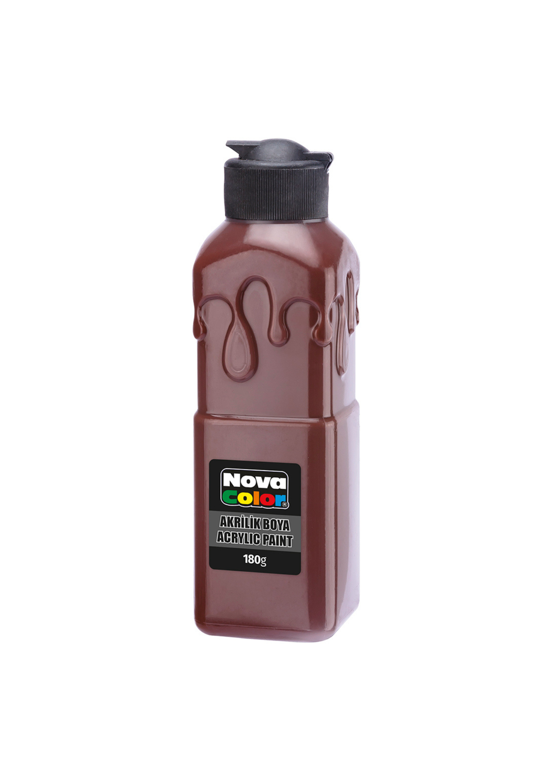 Акрилна боя 180гр. кафява Nova Color